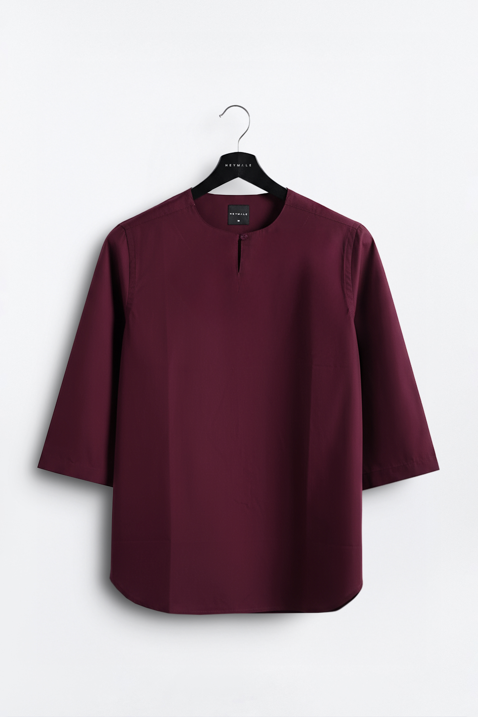 Gazi Clean Collar Shirt Maroon