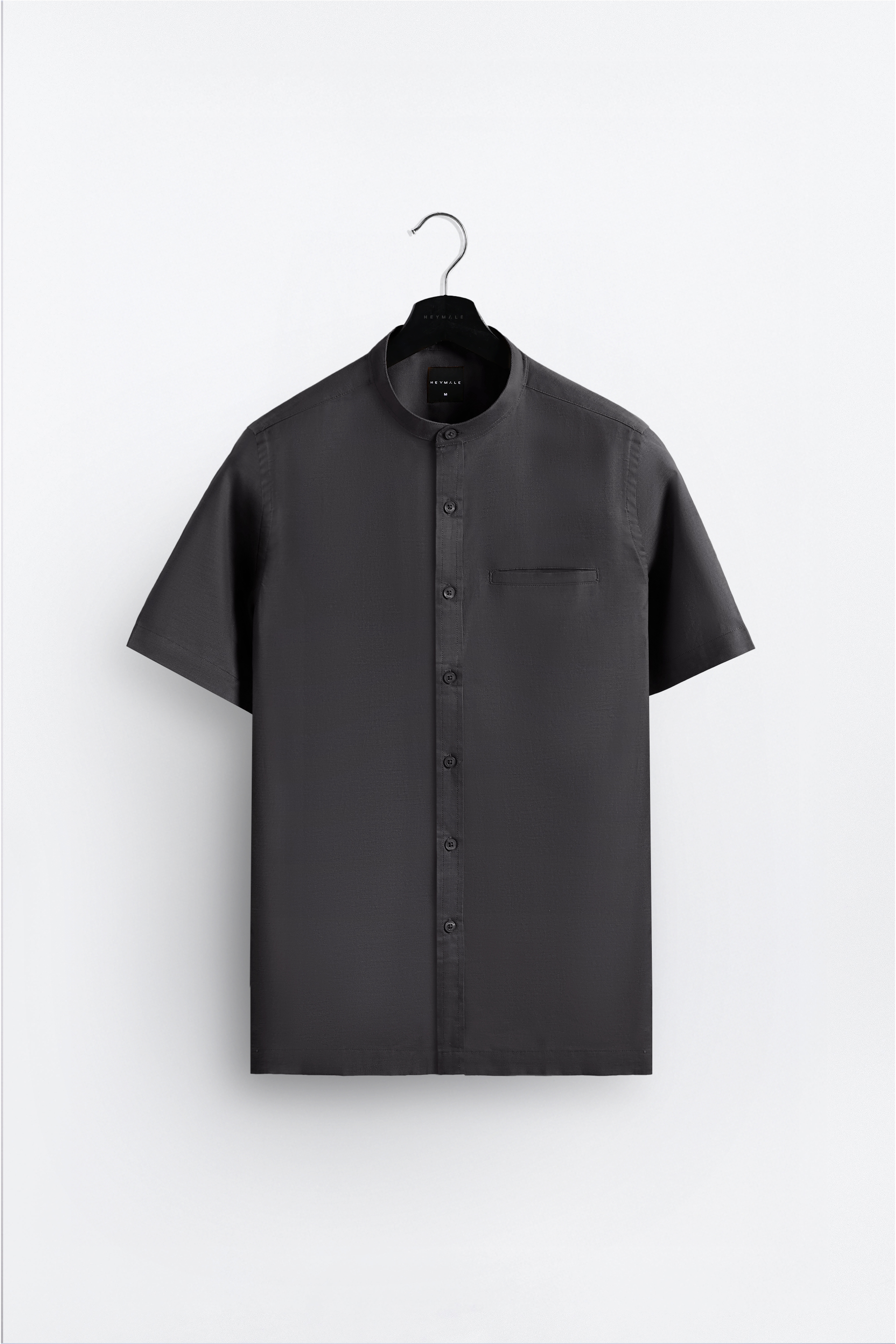 Saba Oxford Short Sleeve Shirt Grey