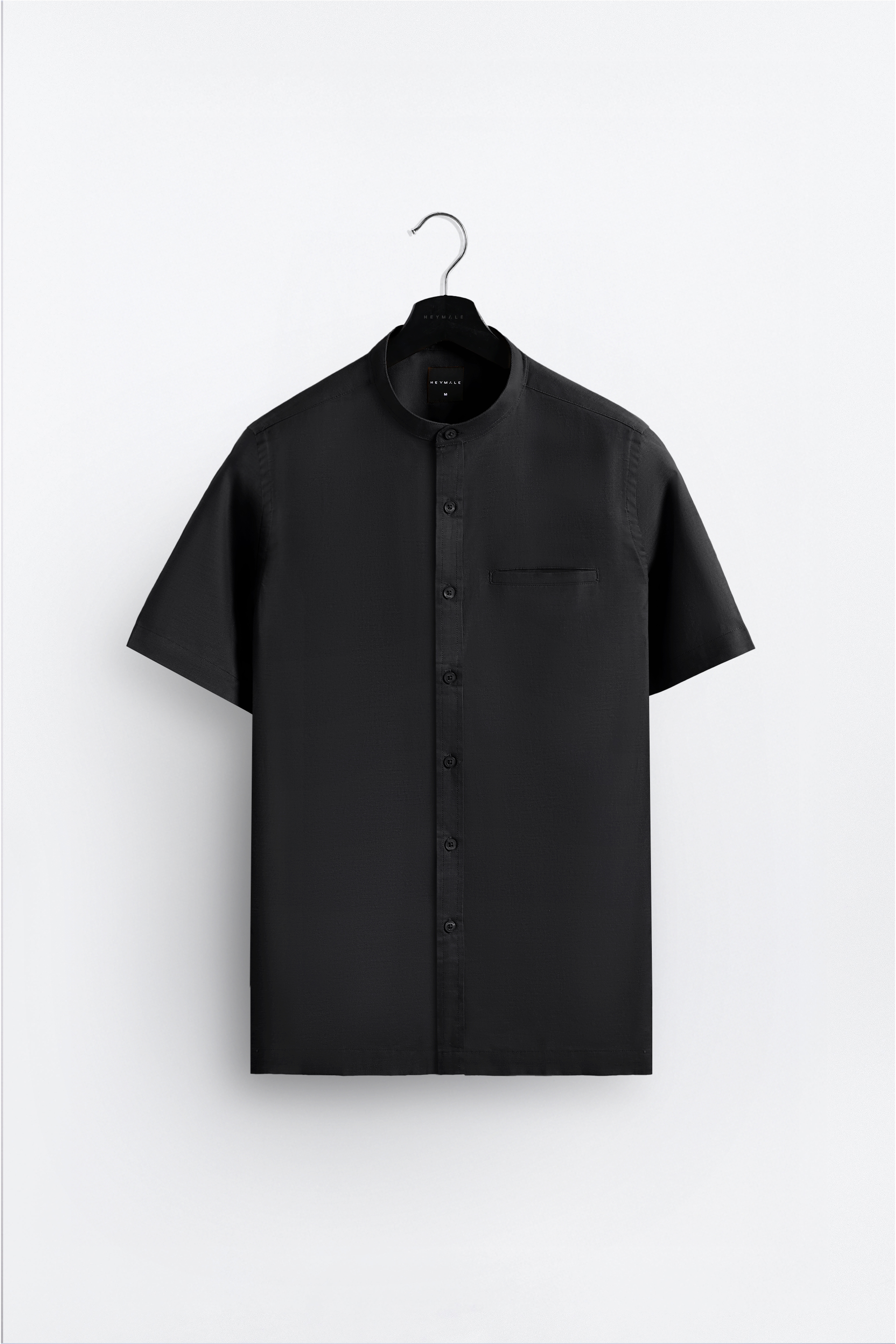 Saba Oxford Short Sleeve Shirt Black
