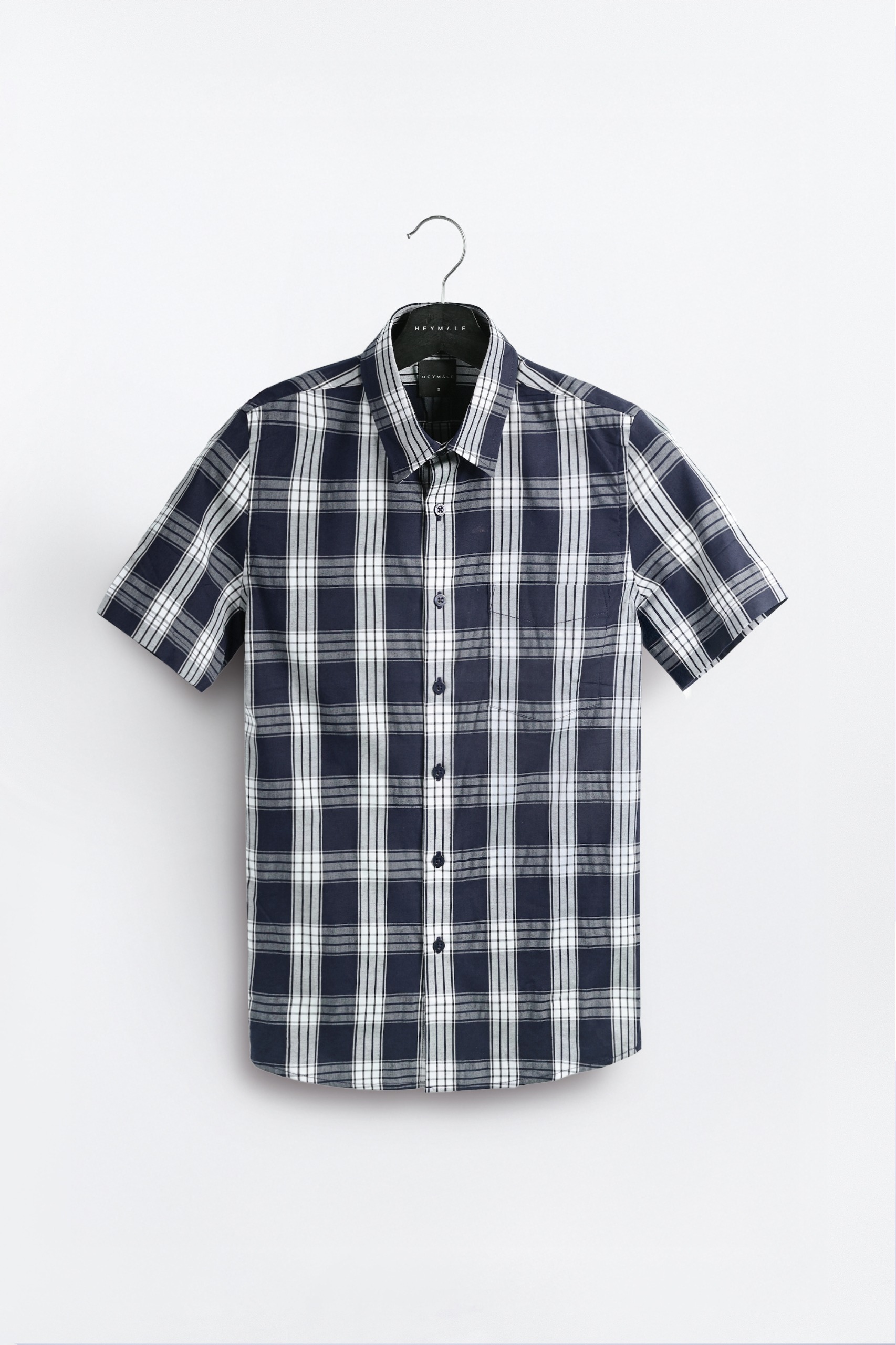 Squary Short Sleeve Shirt Navy