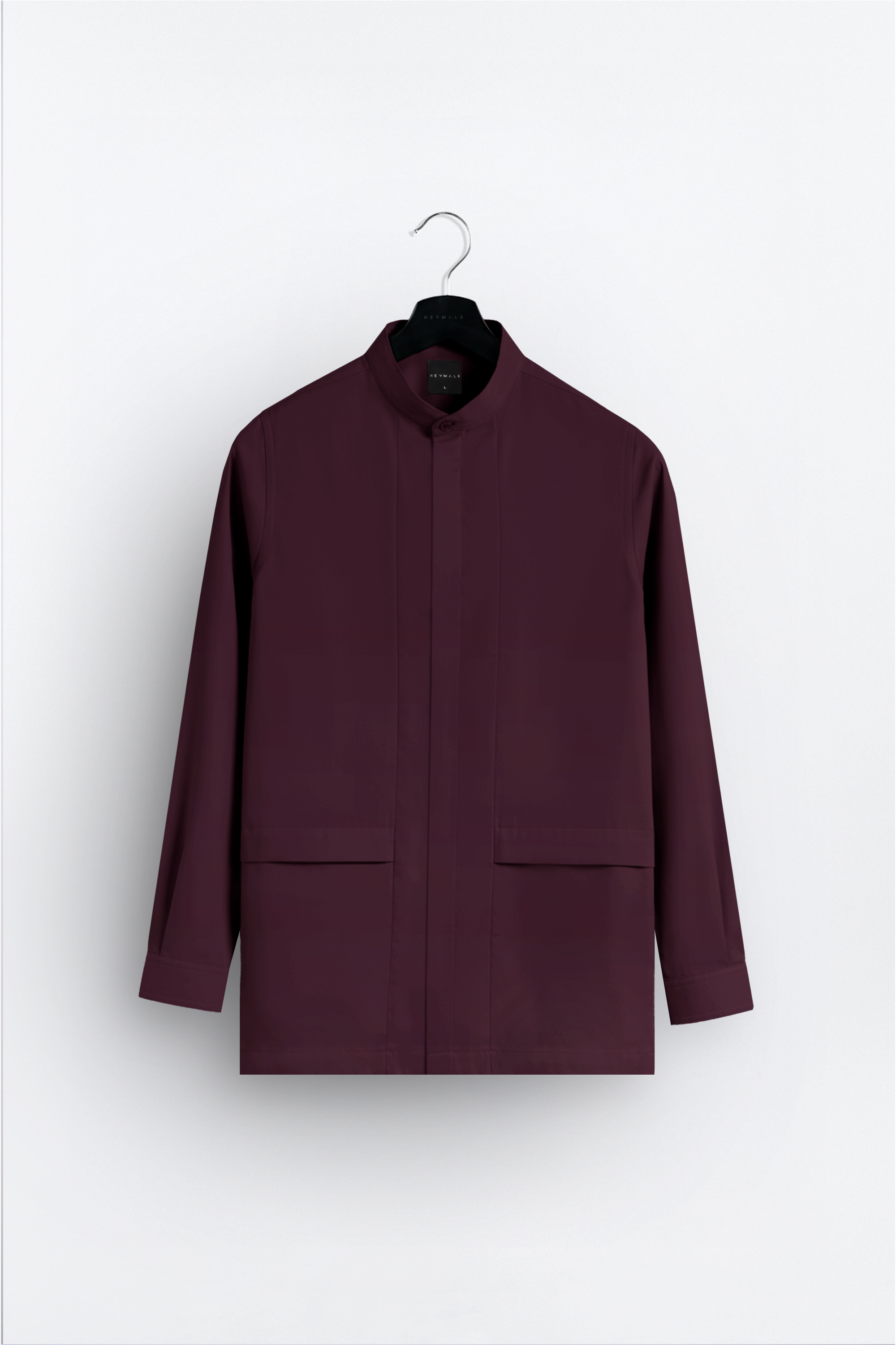 Ammar Double Flange Shirt Maroon