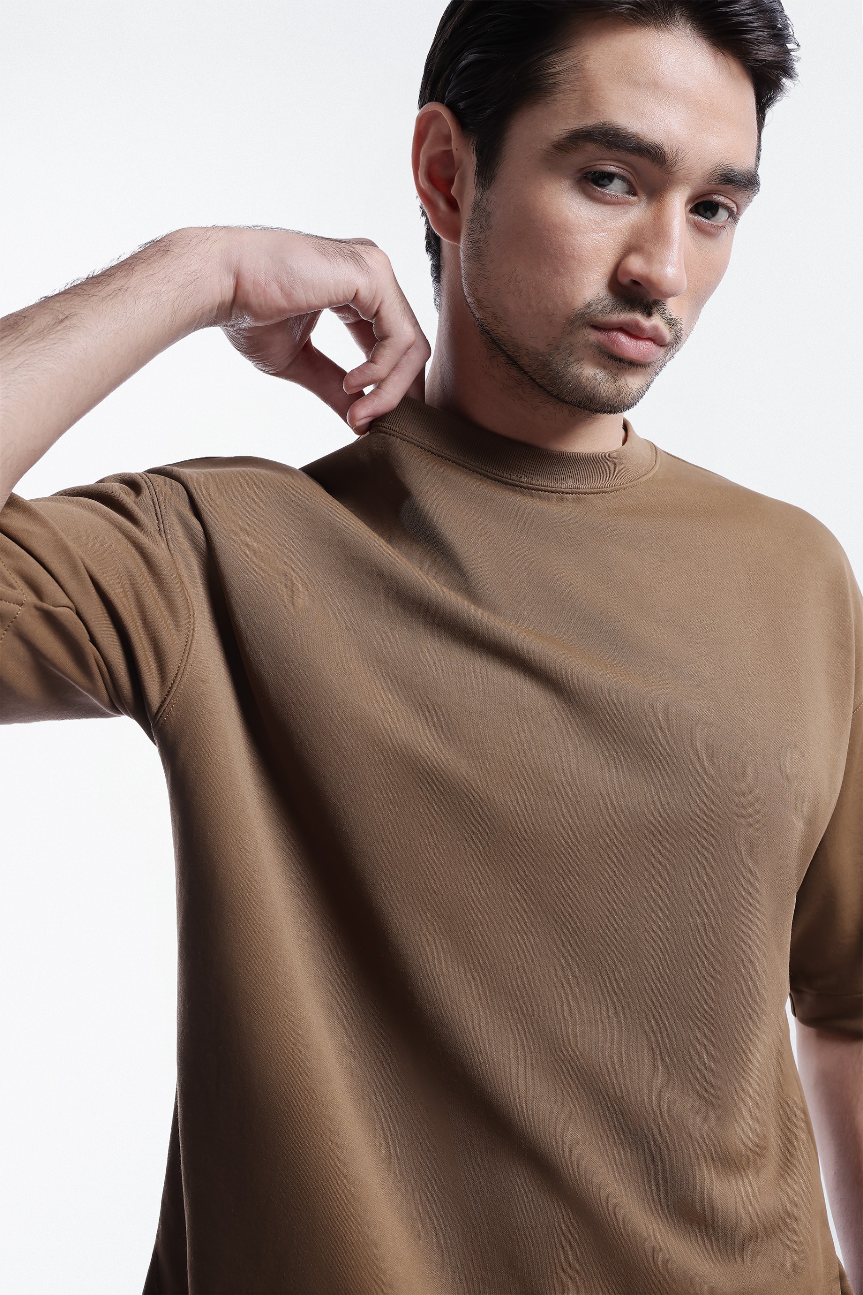 Swiftease Oversize T-Shirt Deep Taupe