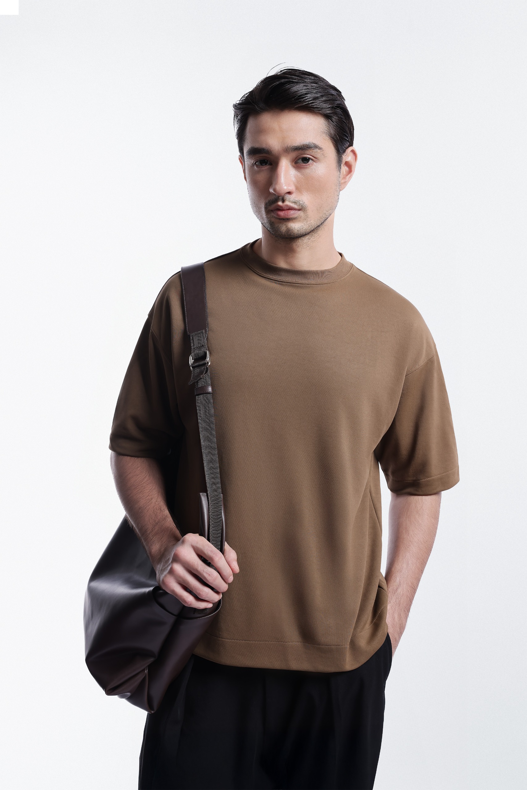 Swiftease Oversize T-Shirt Deep Taupe