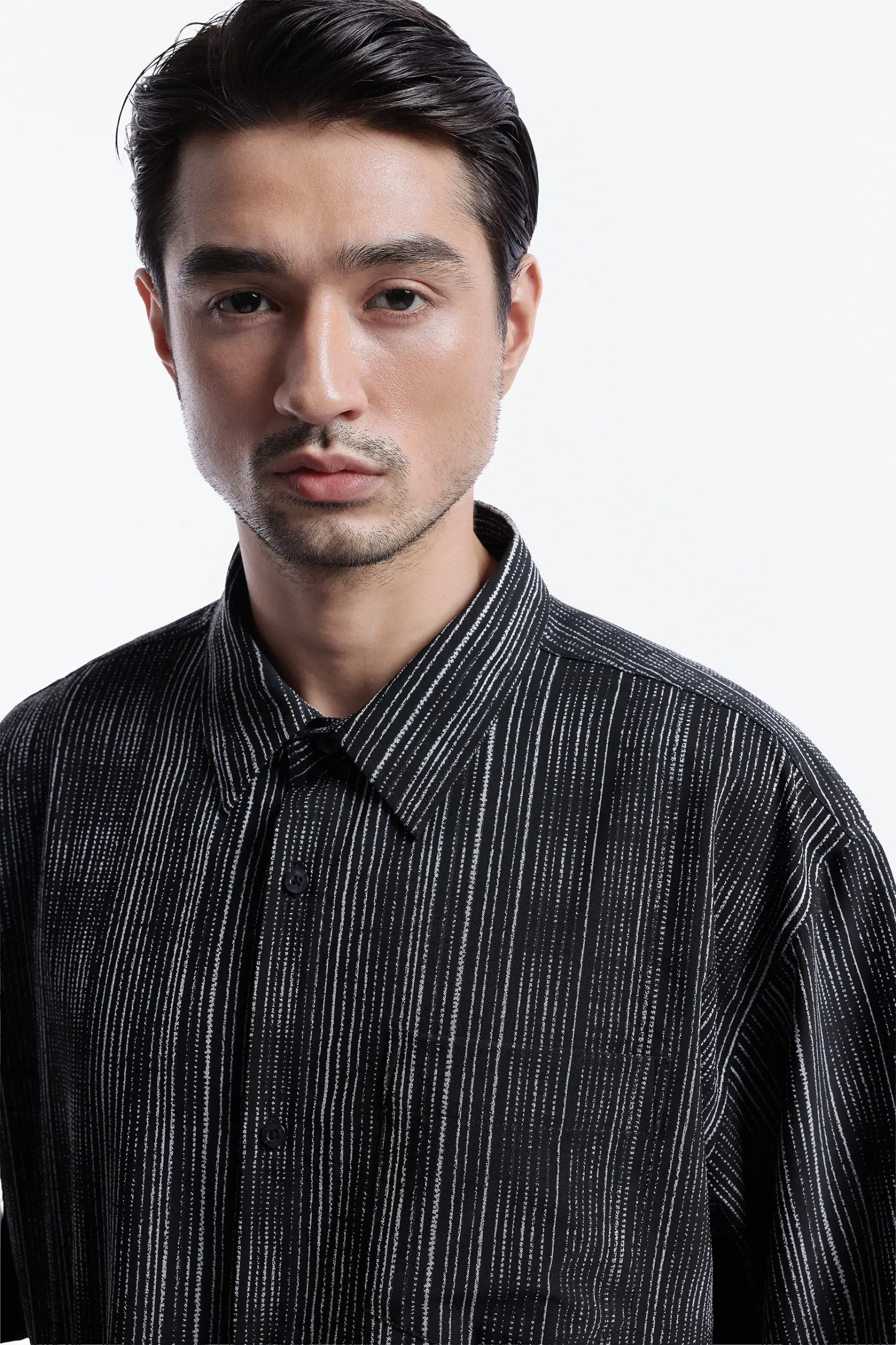 Vorlen Boxy Shirt Black