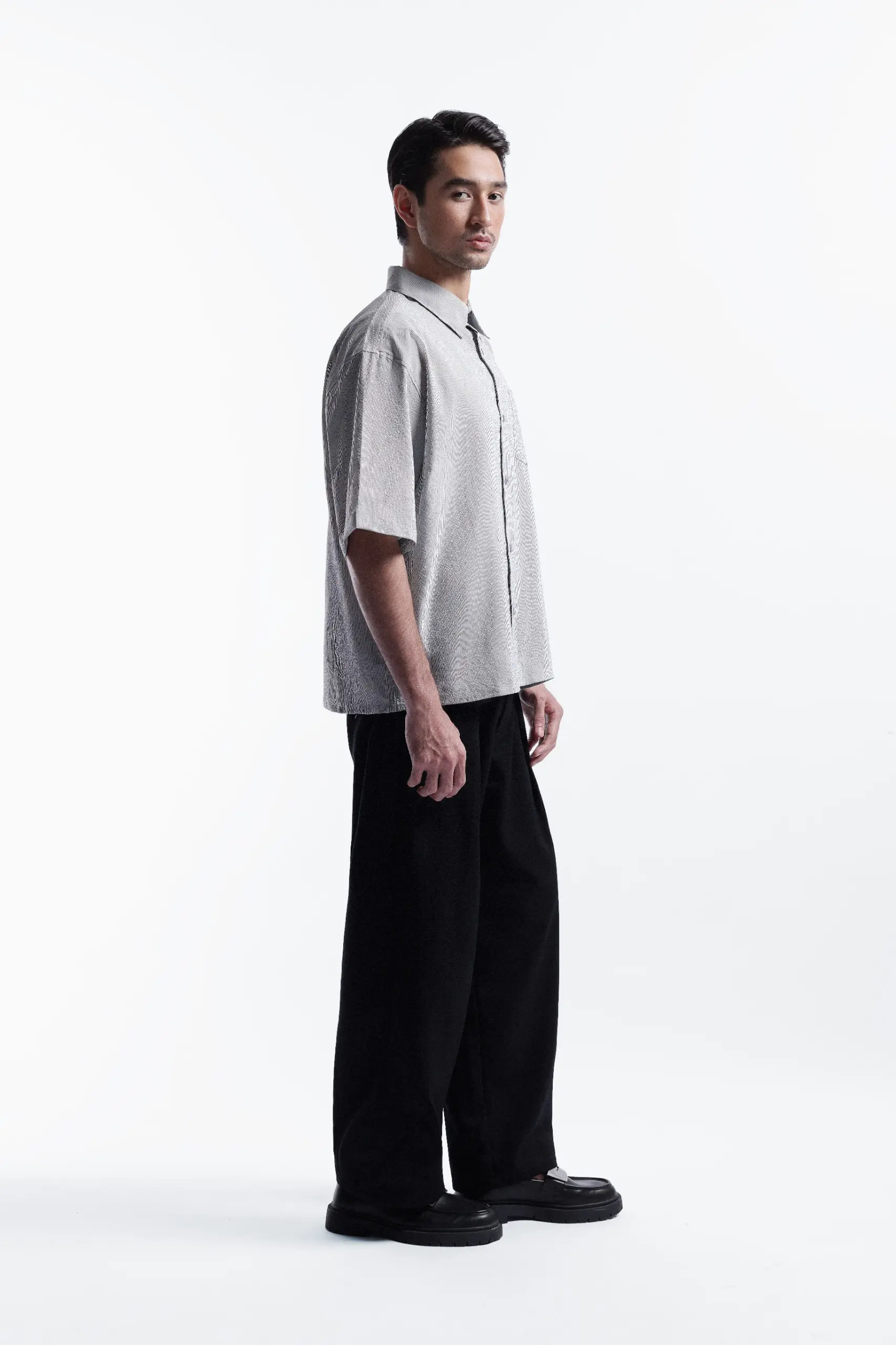 Corven Boxy Shirt Grey