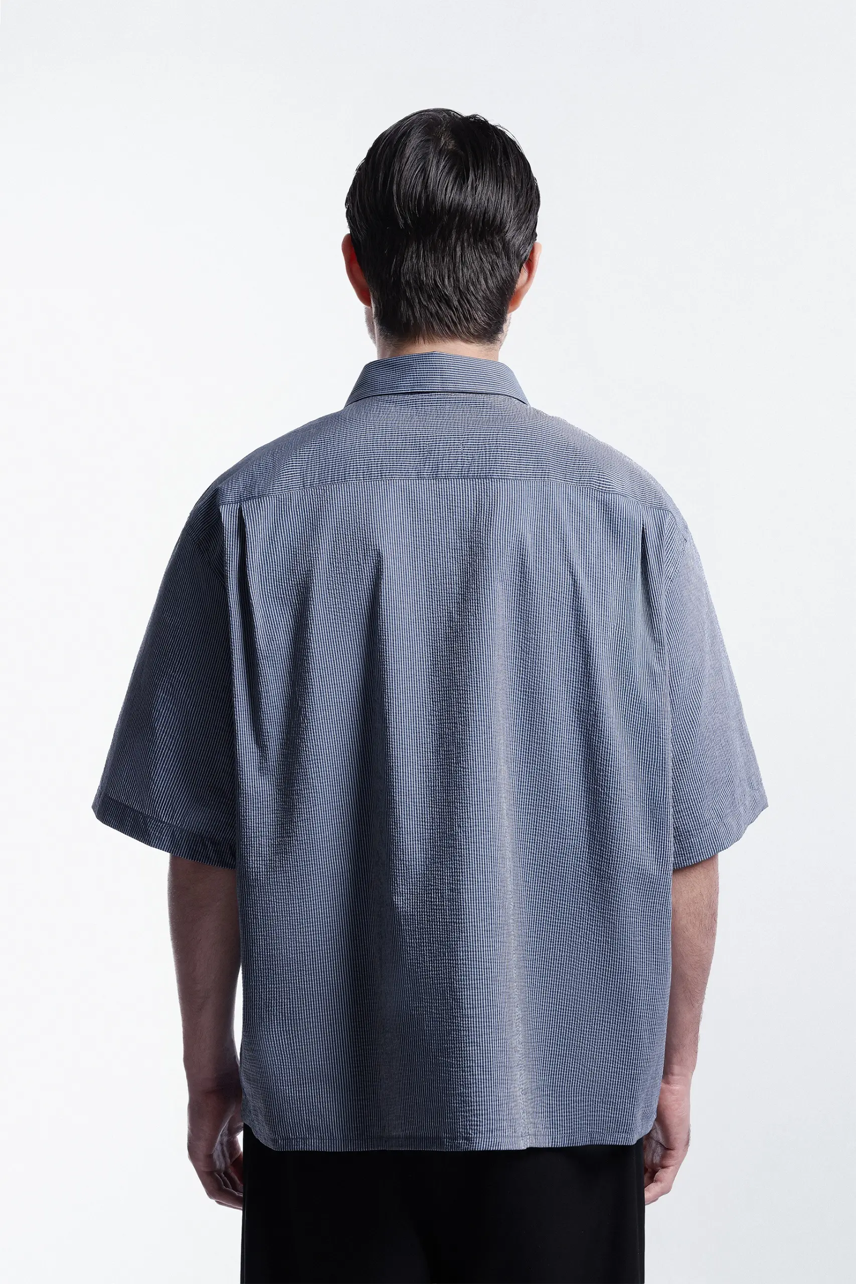 Corven Boxy Shirt Navy
