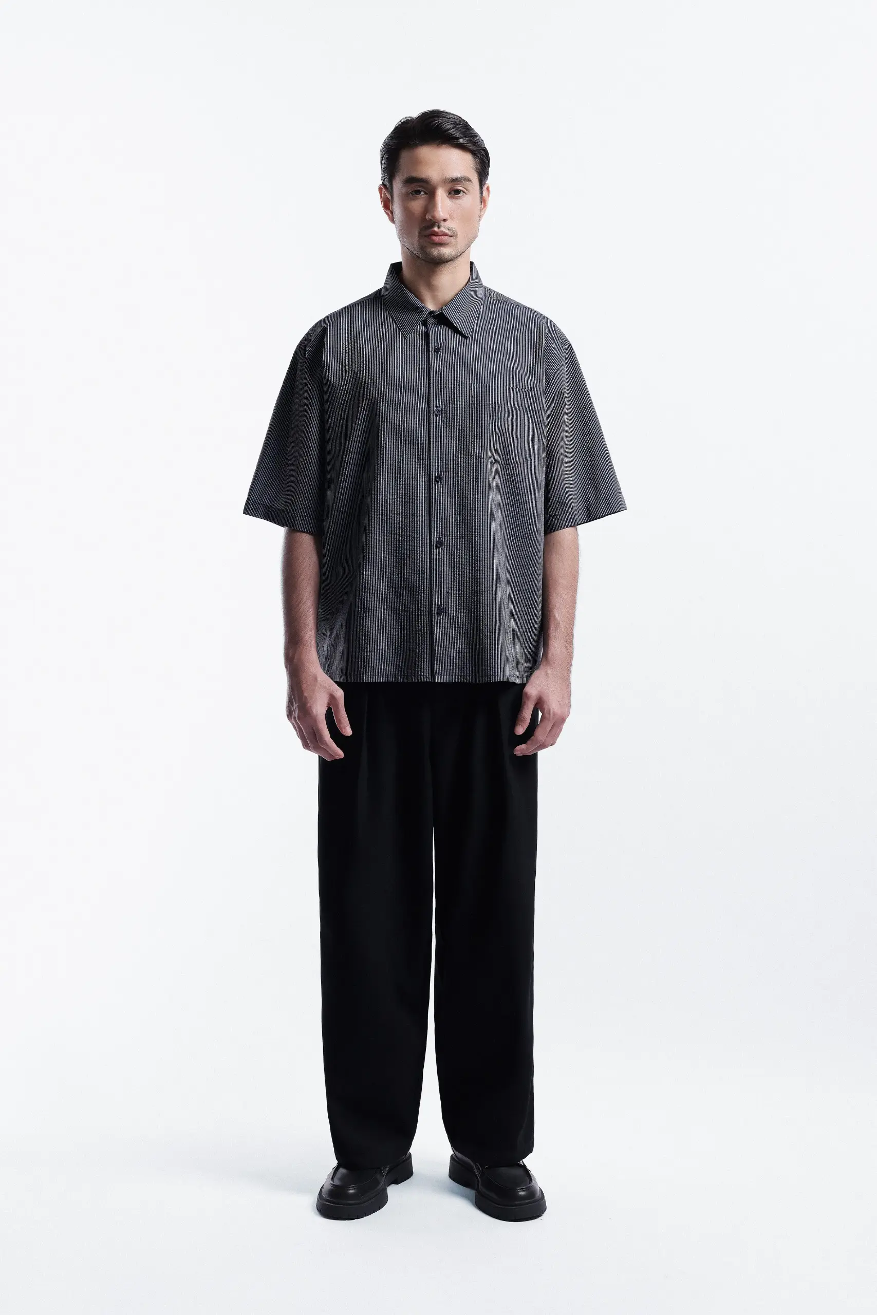 Corven Boxy Shirt Black
