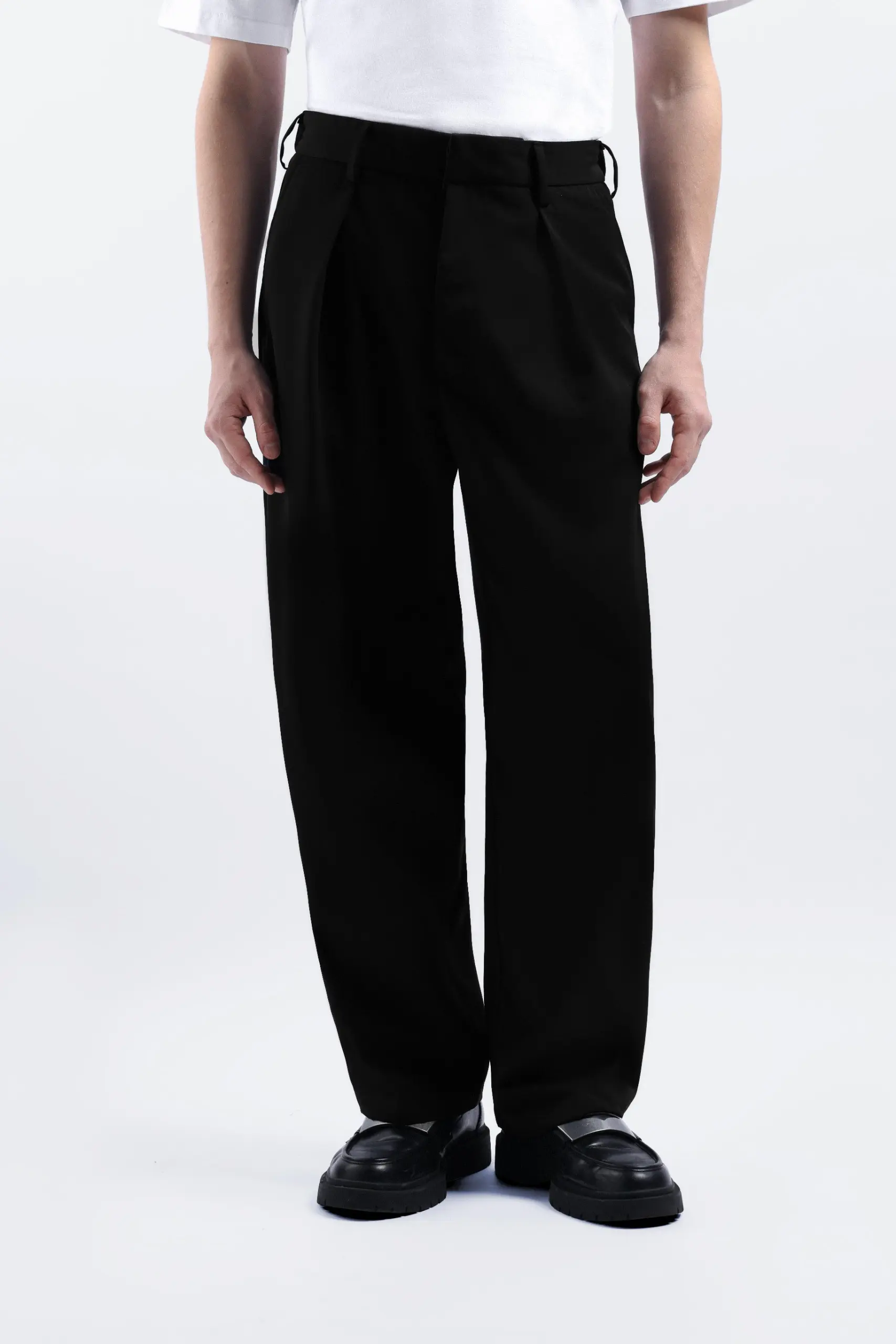 Naville Wide Pants Black
