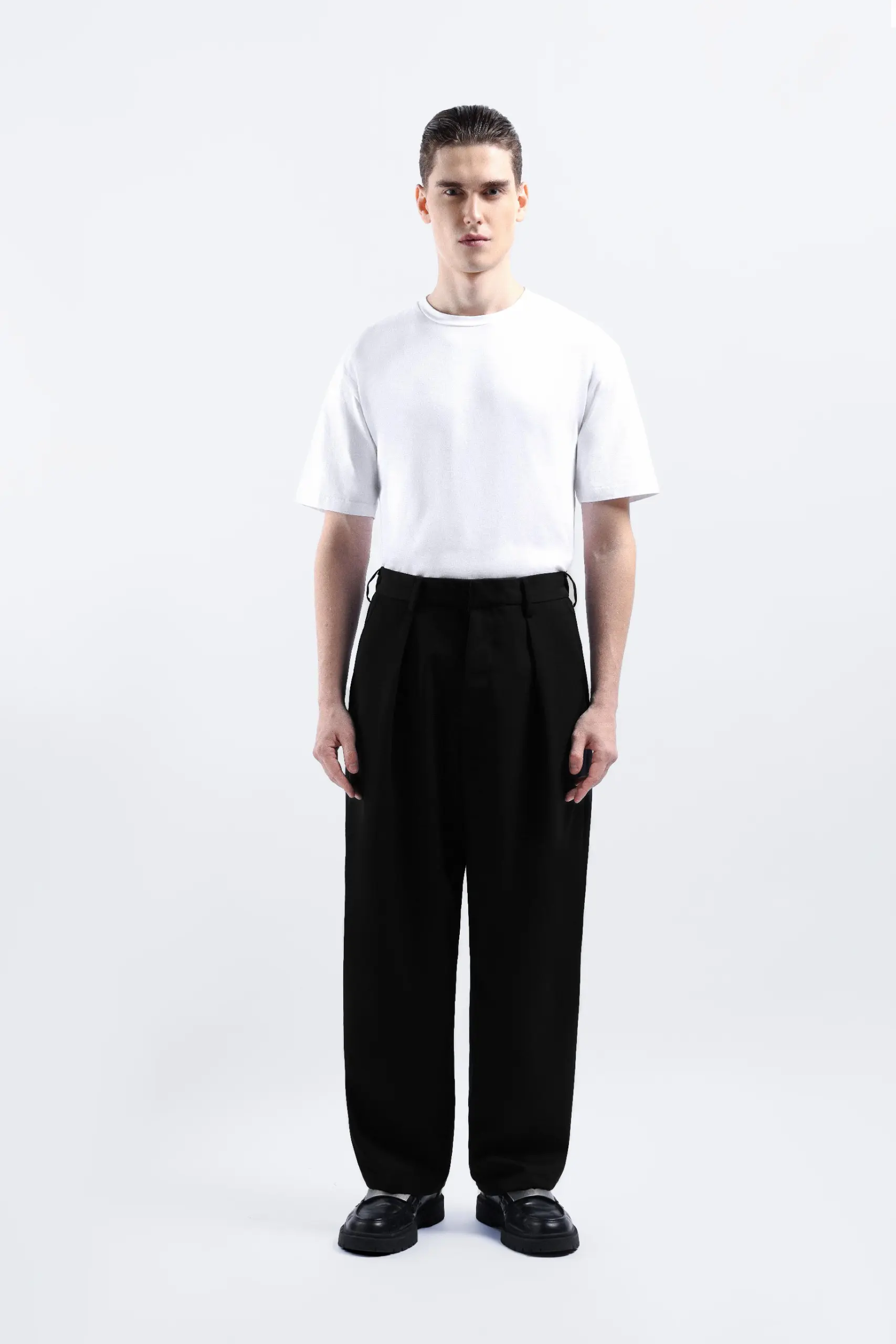 Naville Wide Pants Black