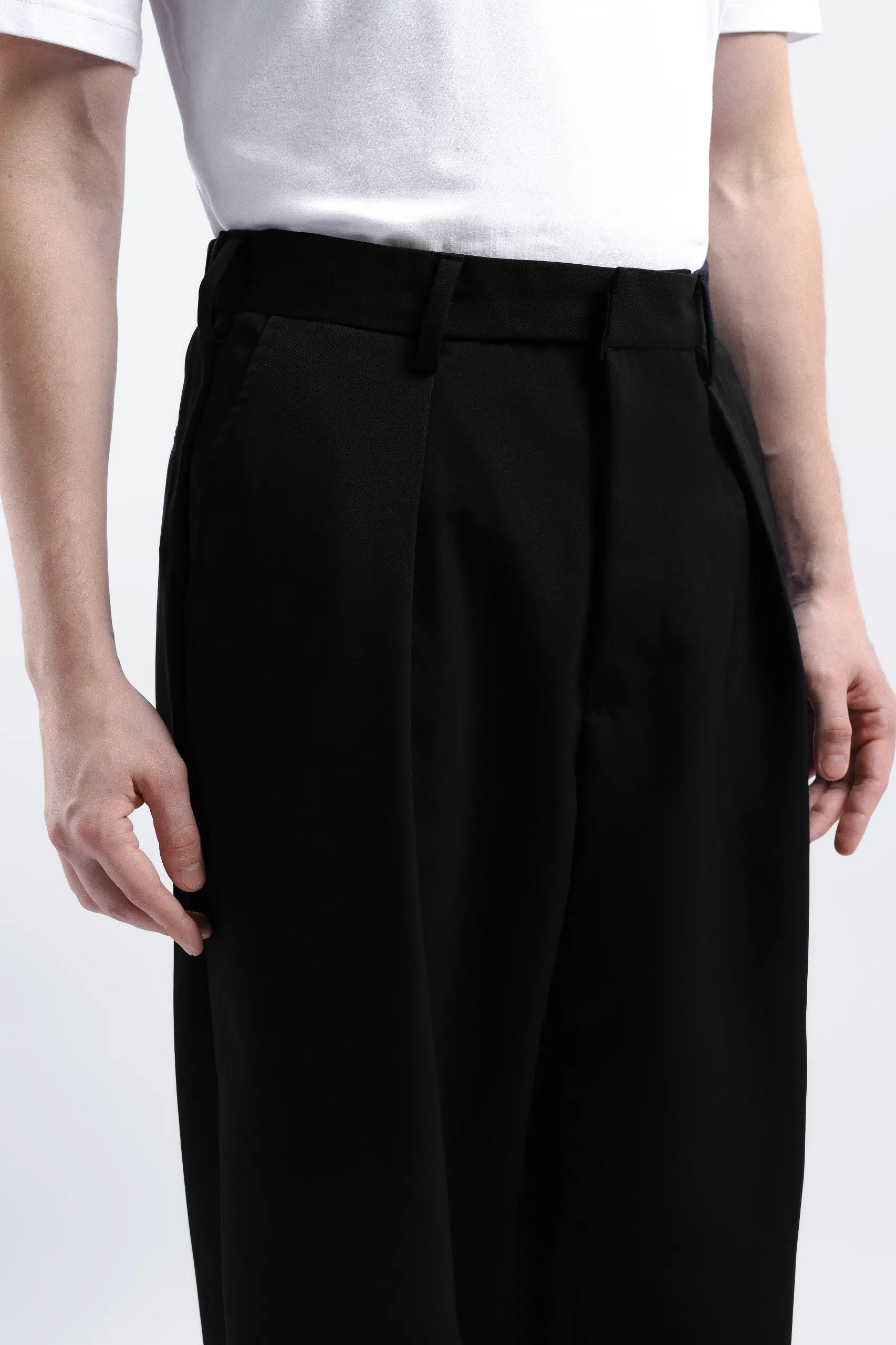 Naville Wide Pants Black