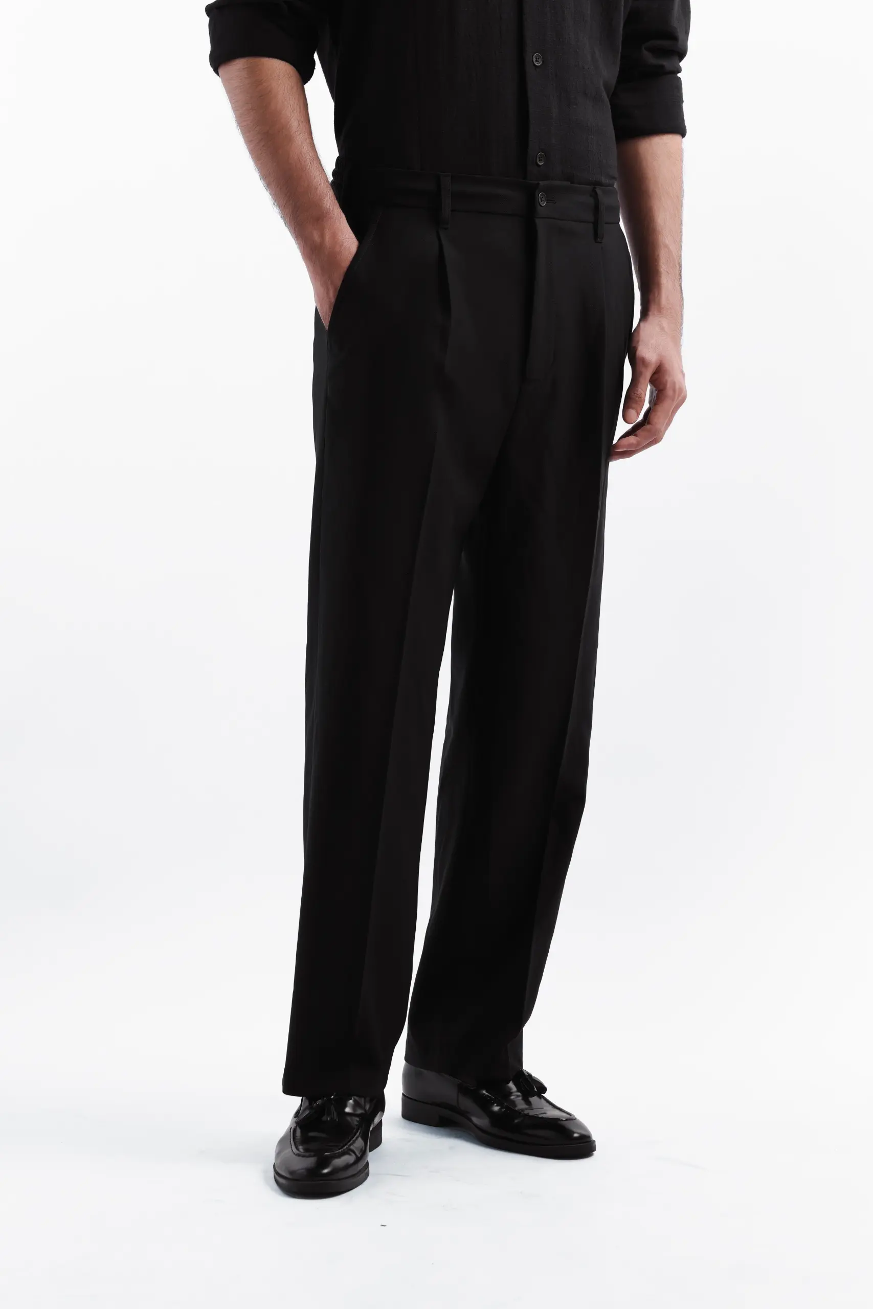Stylem Relaxed Pants Black
