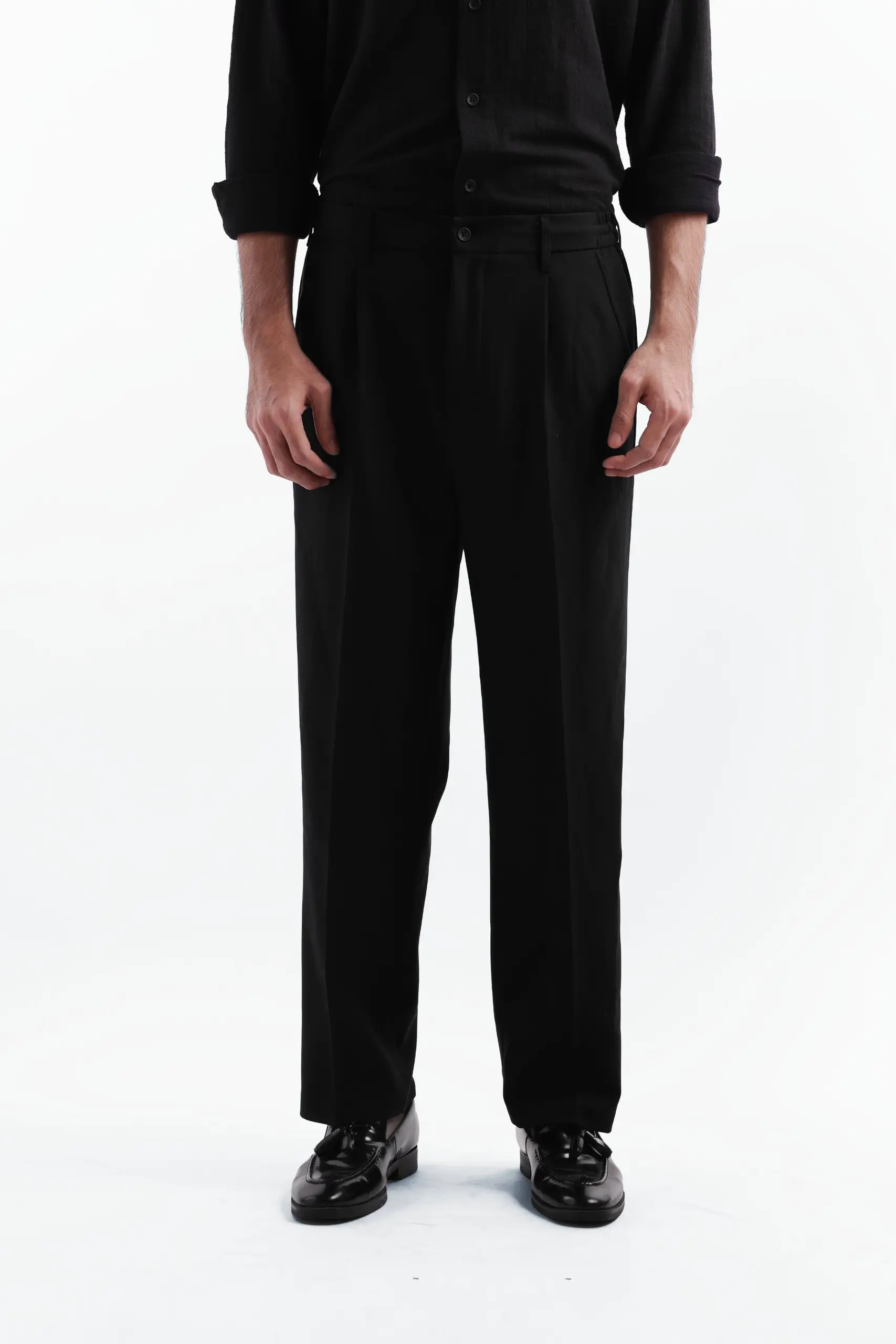 Stylem Relaxed Pants Black