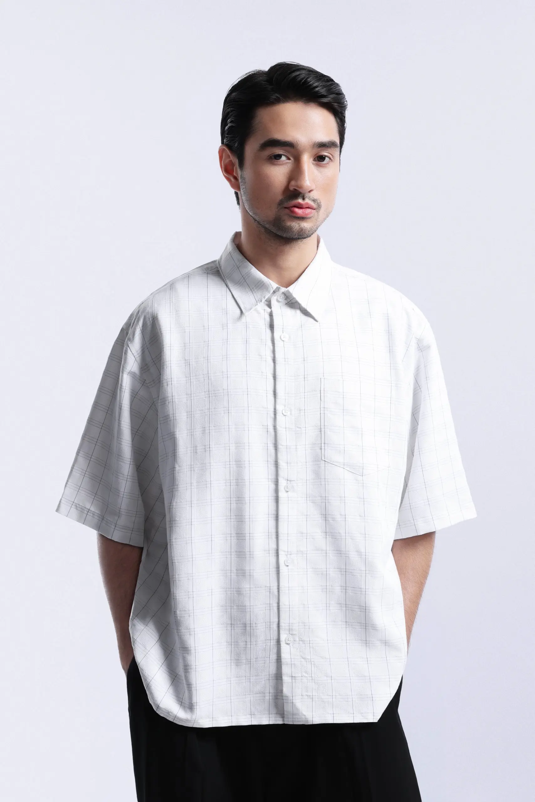 Gritex Boxy Shirt White