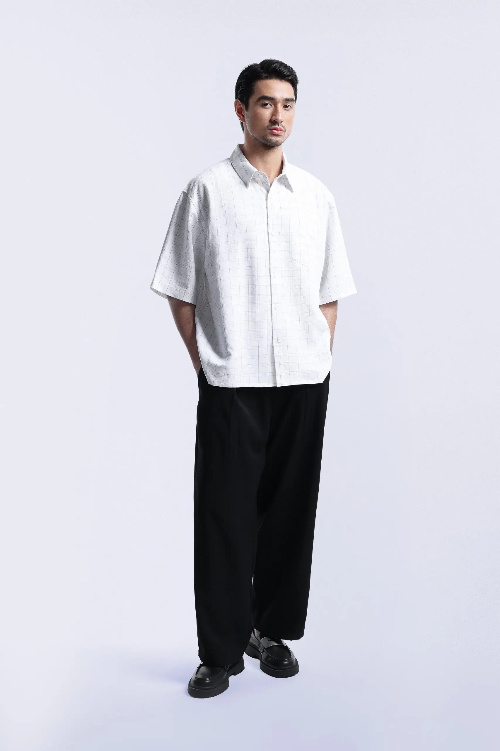 Gritex Boxy Shirt White