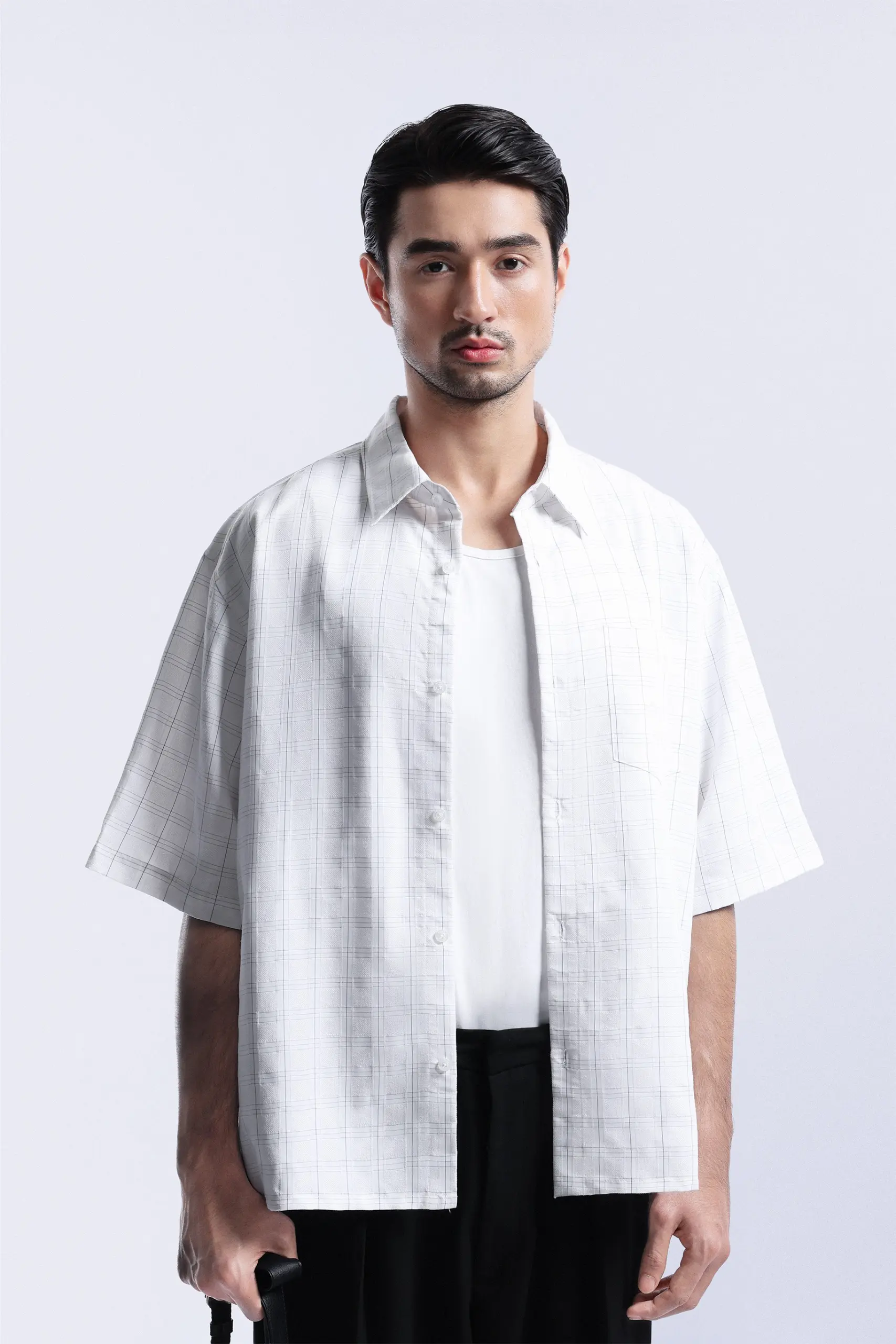 Gritex Boxy Shirt White