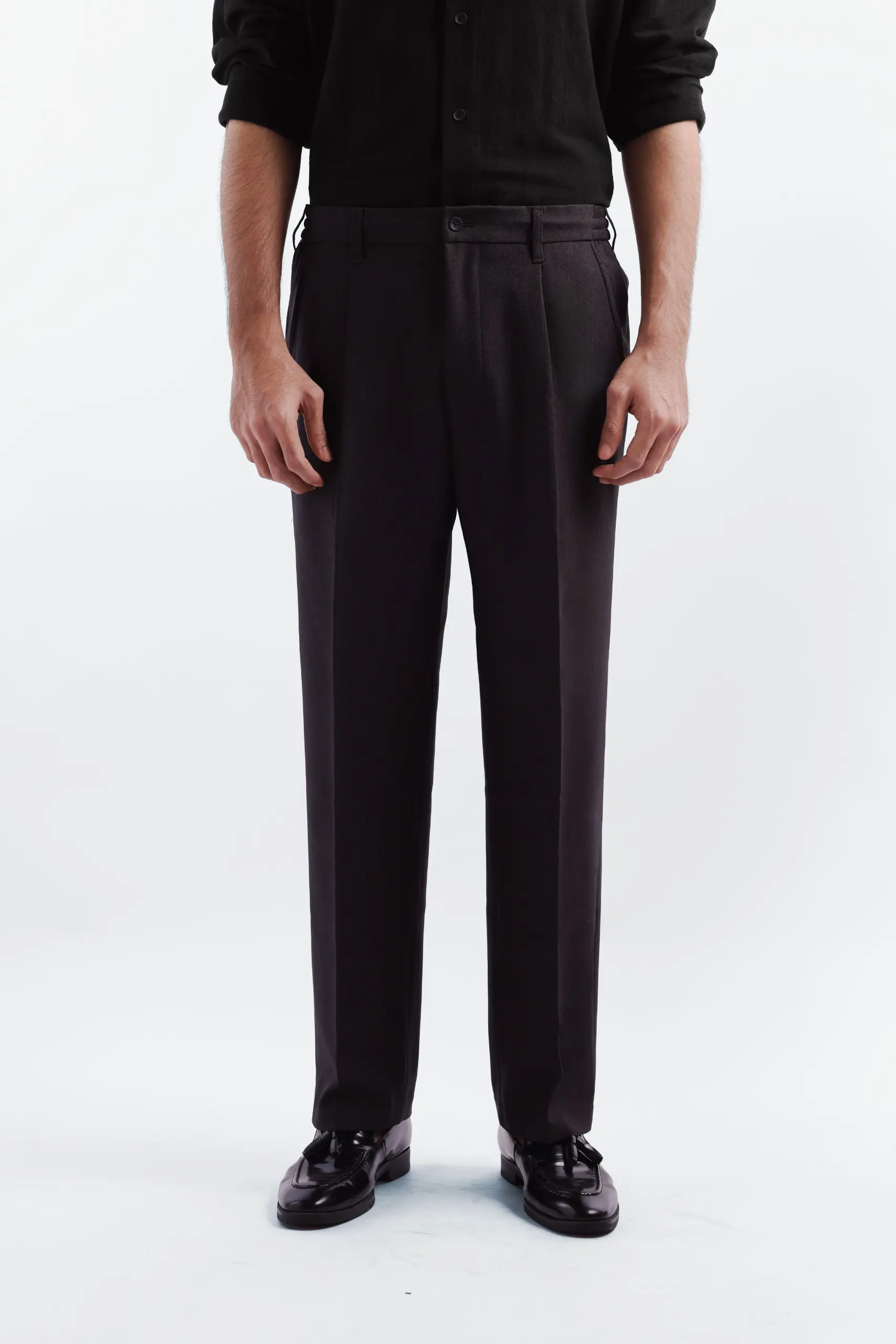 Stylem Relaxed Pants Dark Grey