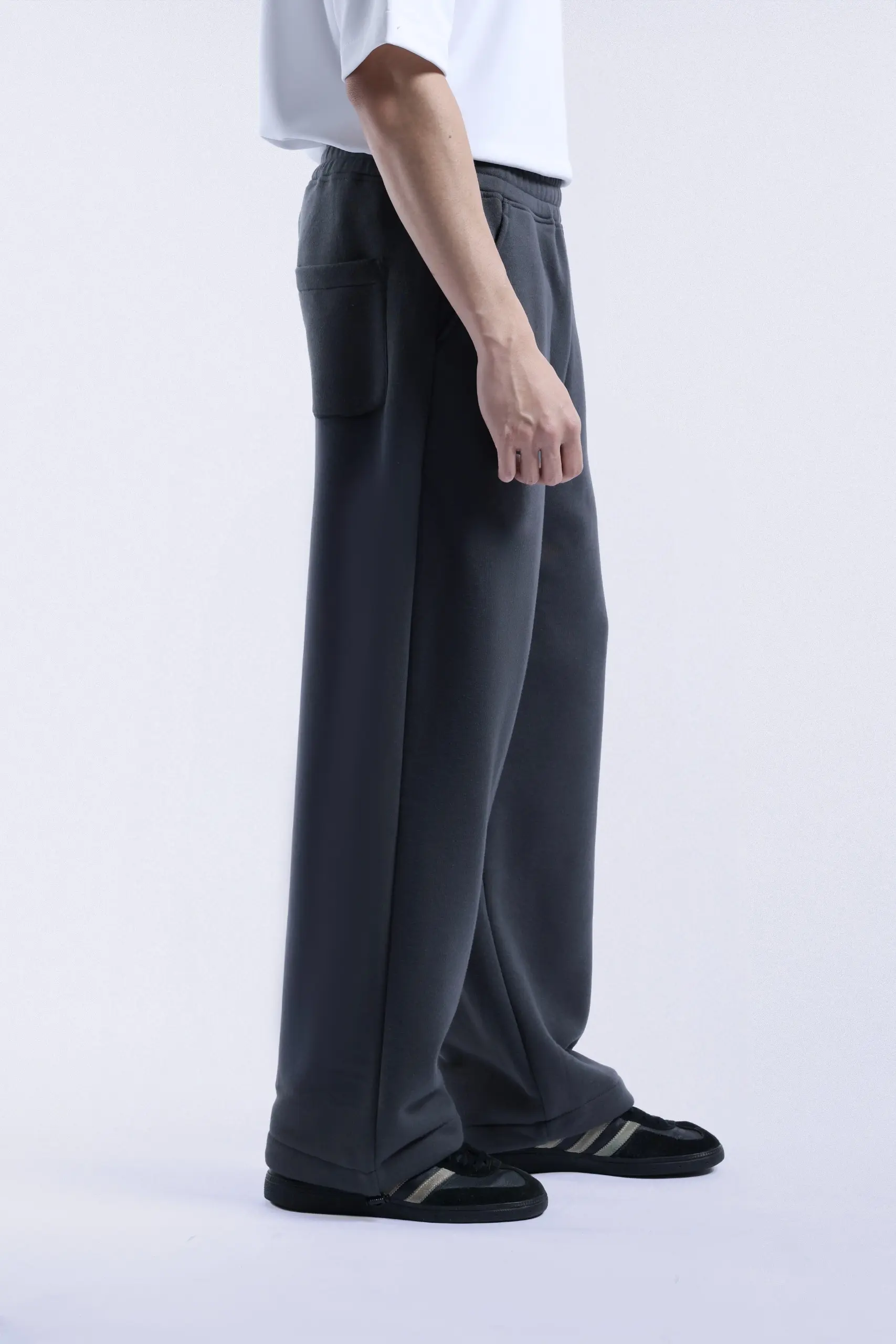 Tervyn Loose Pants Dark Grey