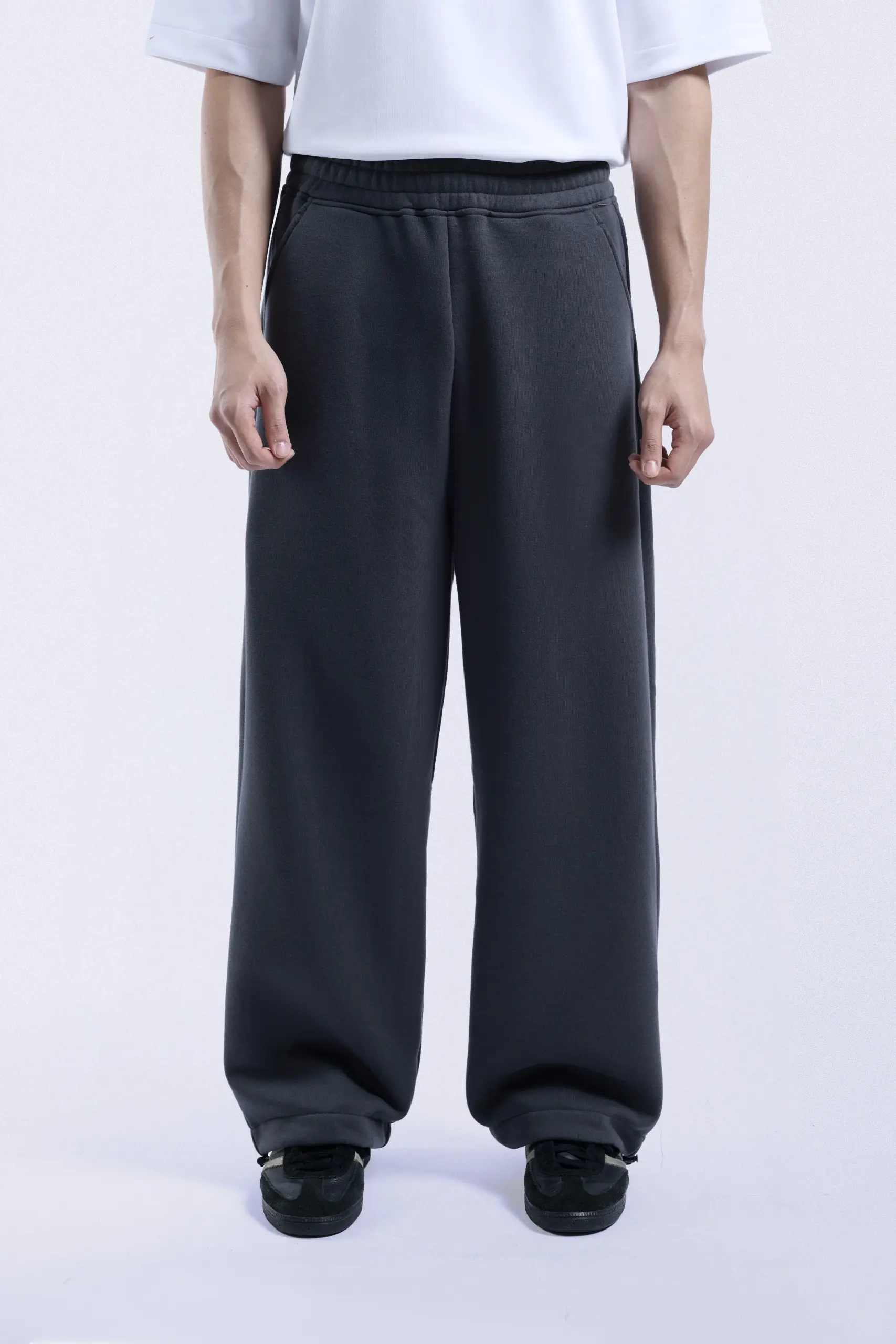 Tervyn Loose Pants Dark Grey