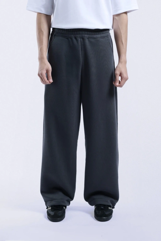 Image of Tervyn Loose Pants Dark Grey