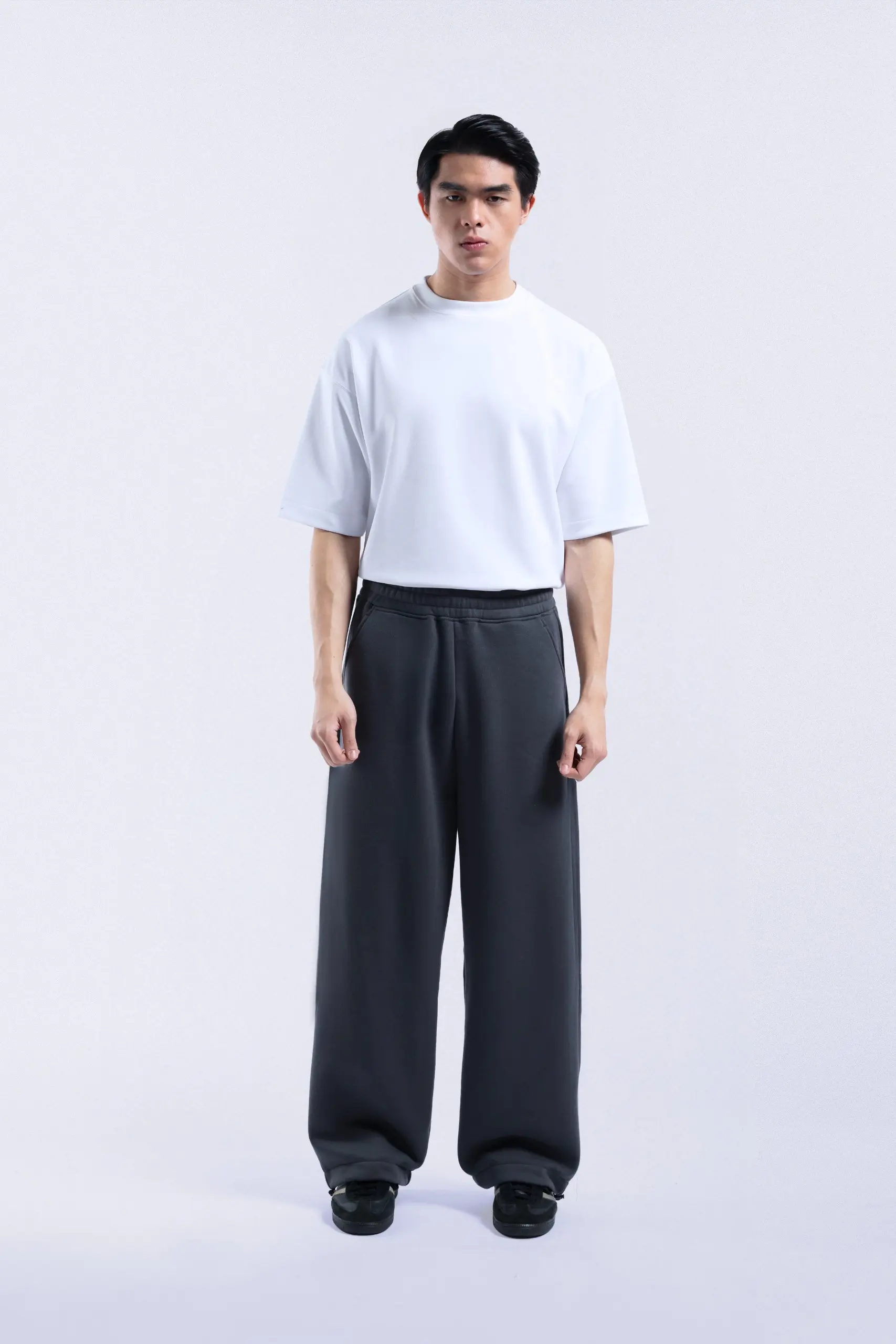 Tervyn Loose Pants Dark Grey