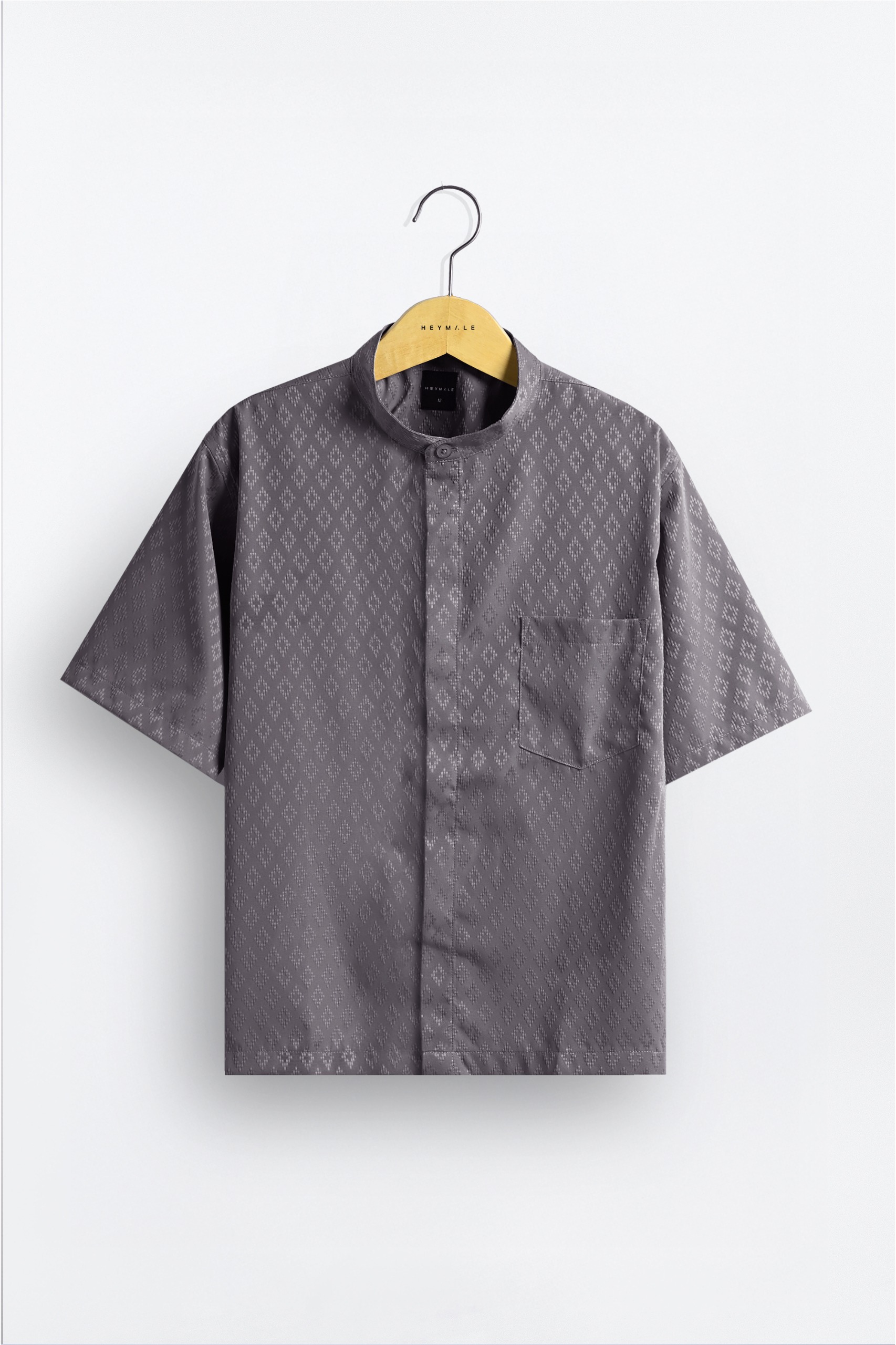 Sajna Short Sleeve Shirt Kids Grey