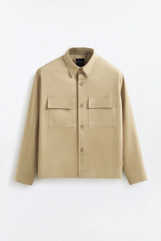 Image of Lanzo Overshirt Khaki