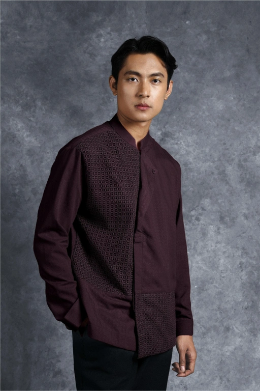 Image of Kemeja Elok Beskap Lengan Panjang Gandaria