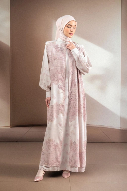 Image of GAUN BERMOTIF ELOK PUSPA
