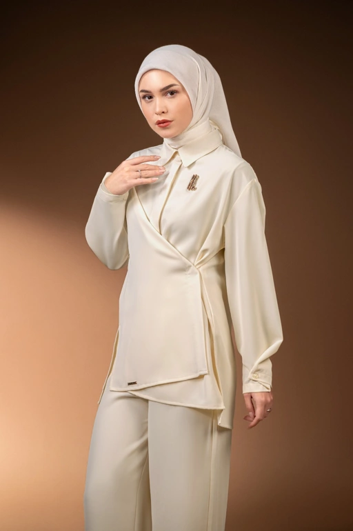 Image of KEMEJA DRAPERI RENJANA BINAR