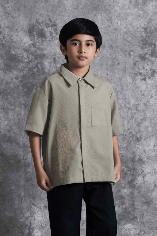 Image of Kemeja Anak Bordir Renjana Tenun