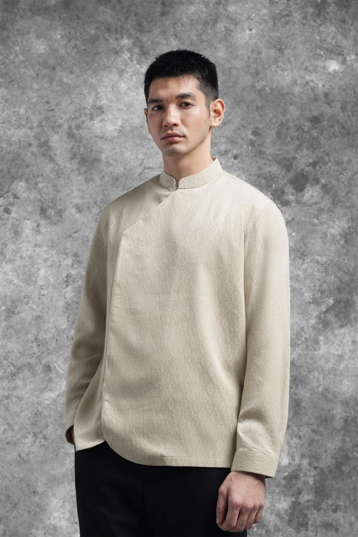 Image of Kemeja Beskap Tentrem Lengan Panjang Savana