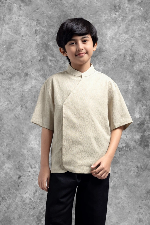 Image of Kemeja Anak Beskap Tentrem Savana