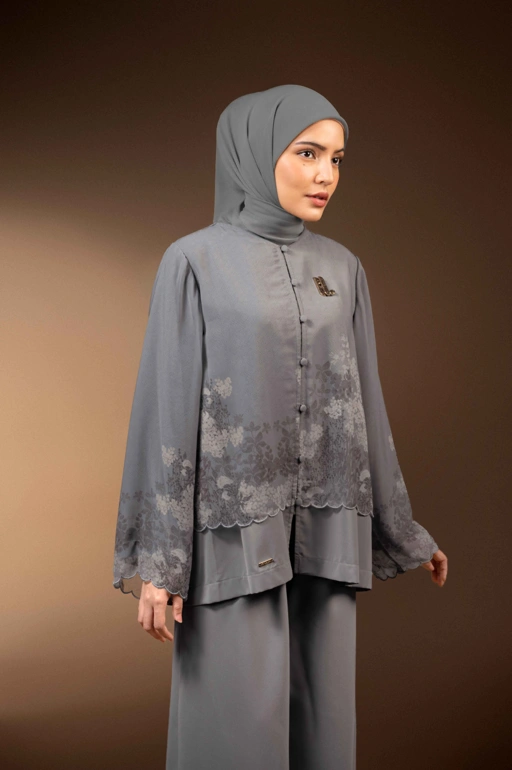 Image of BLUS BERMOTIF TENTREM KELABU