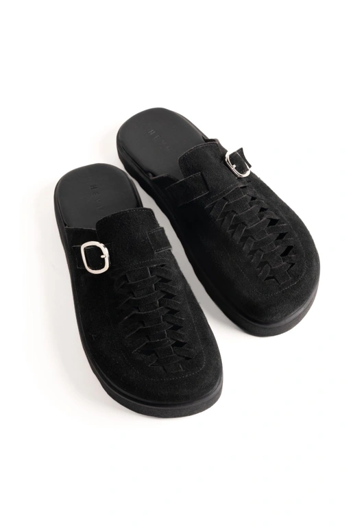 Image of Arca Mule Sandal Black