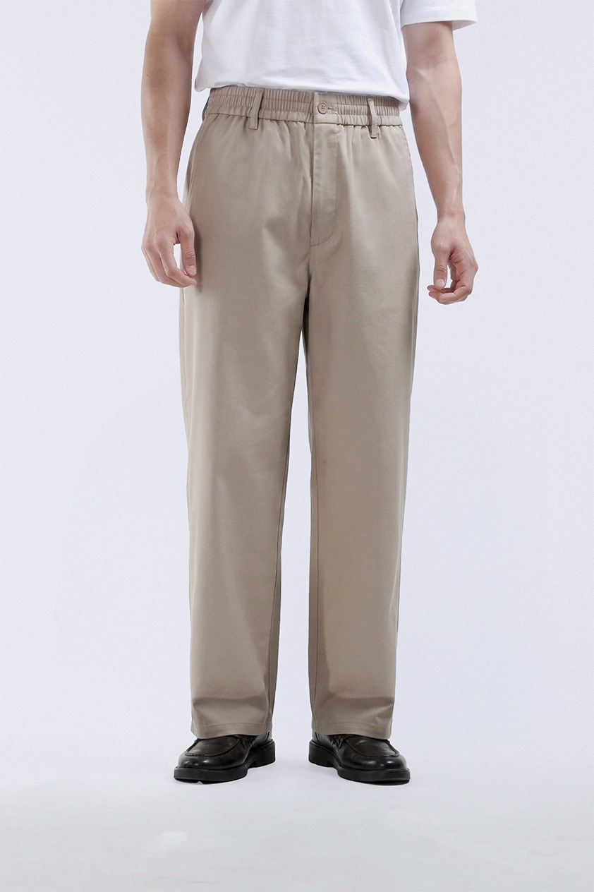 Flexi Casual Loose Pants Khaki