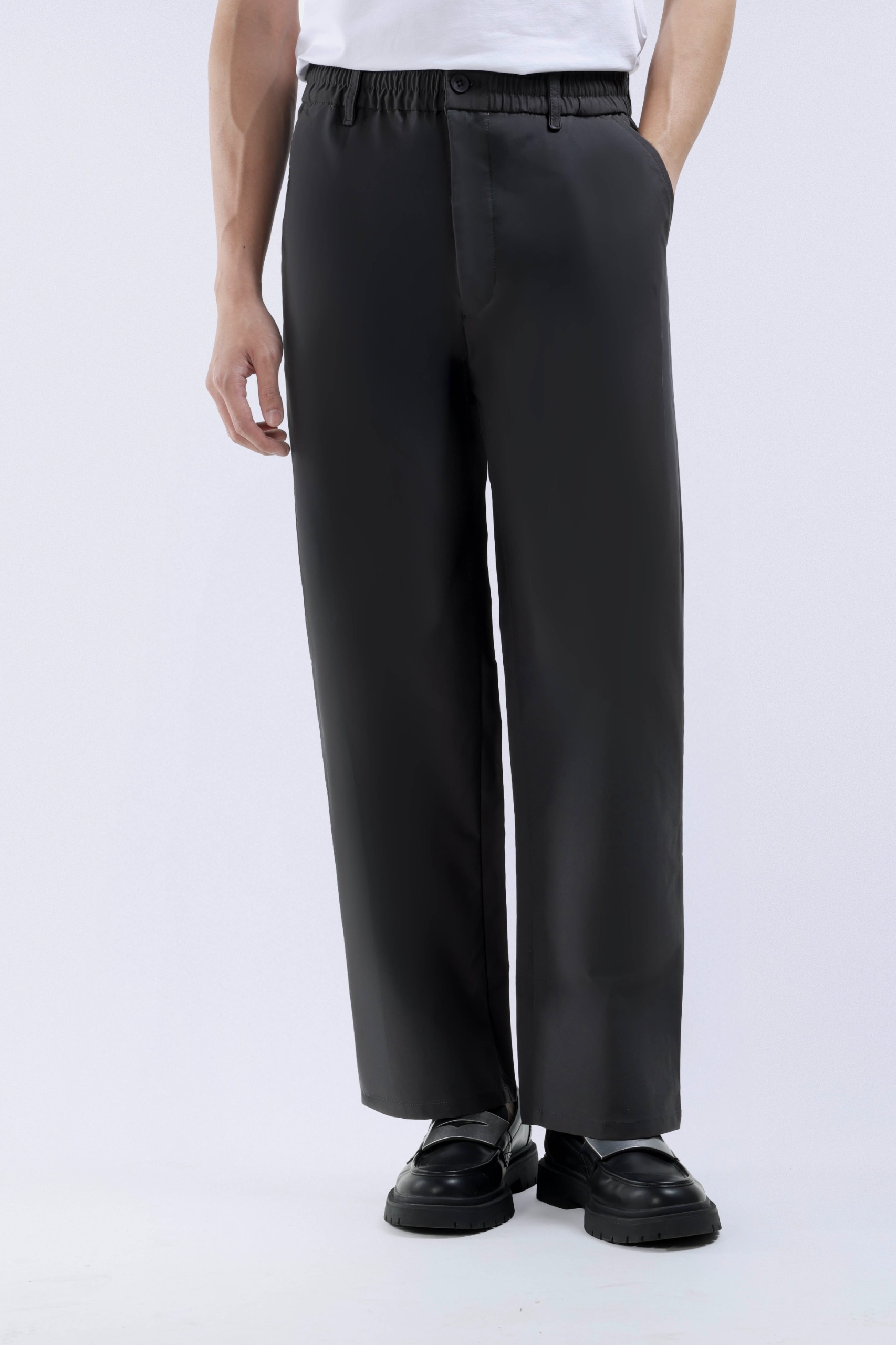 Flexi Casual Loose Pants Grey