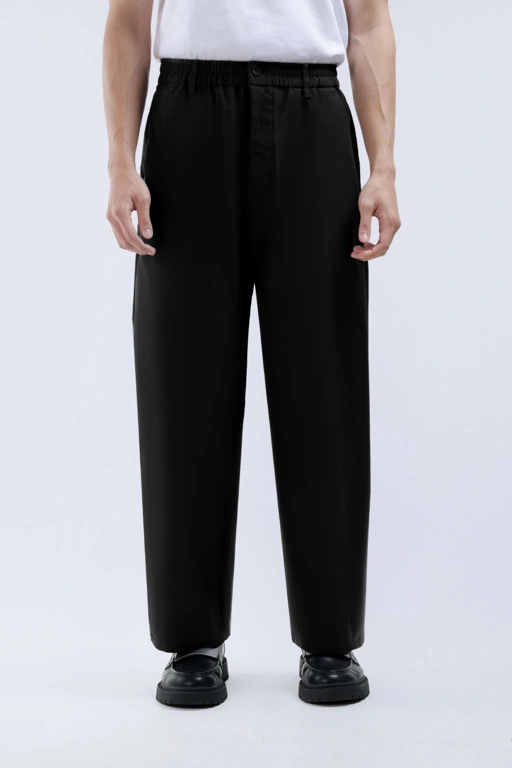 Image of Flexi Casual Loose Pants Black