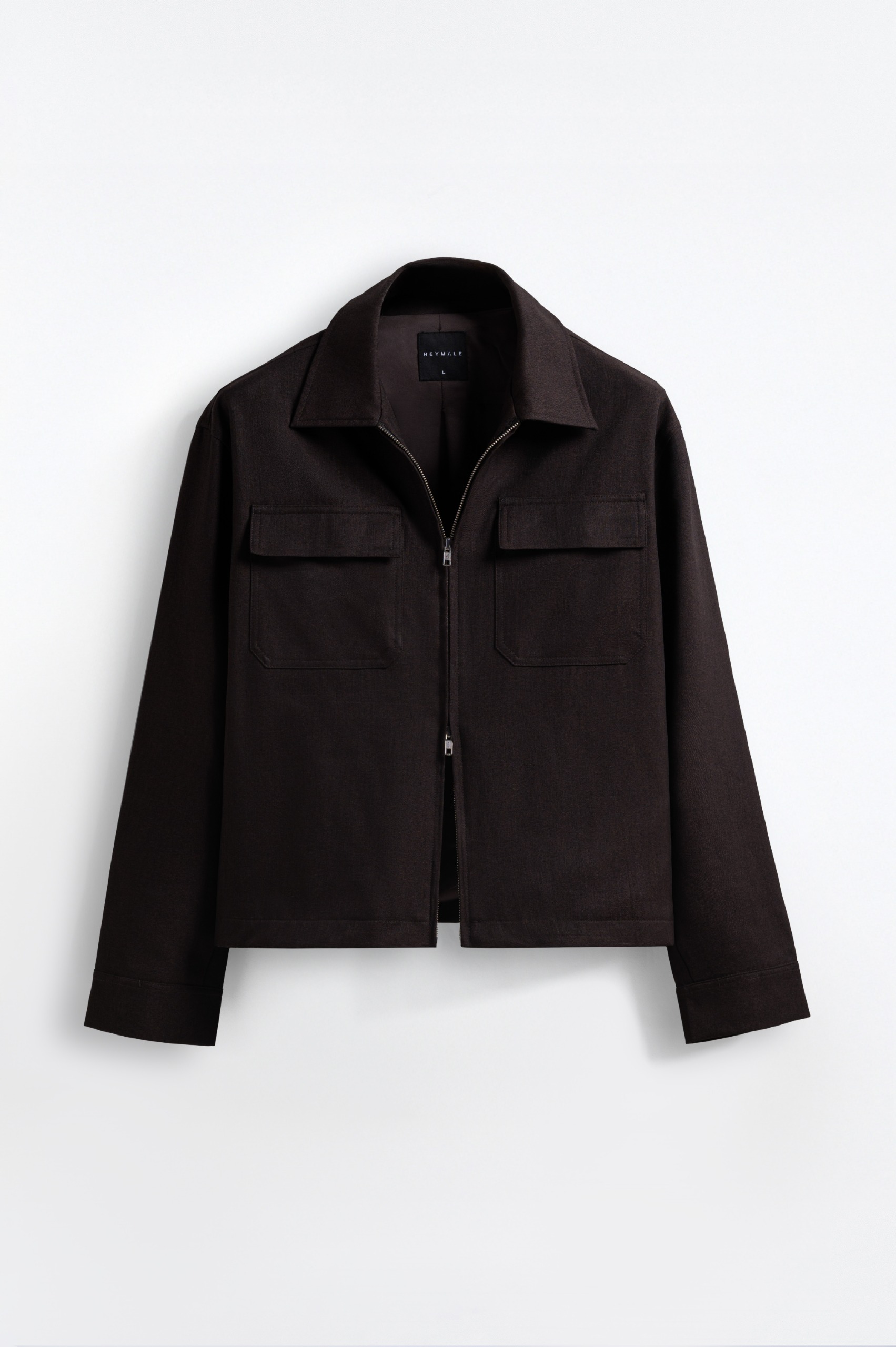 Moorve Boxy Jacket Dark Brown