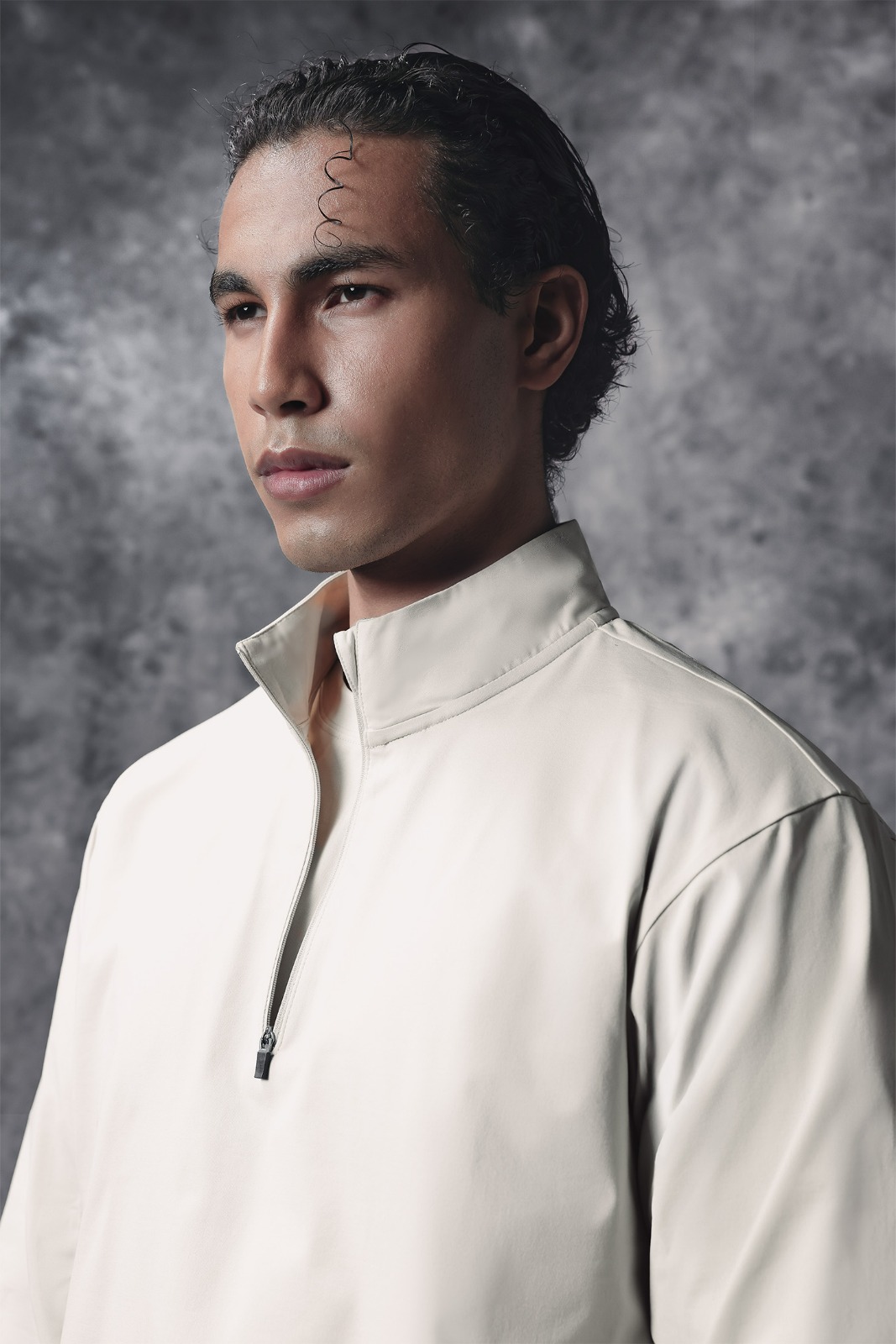 Activemor Halfzip Tee Cream