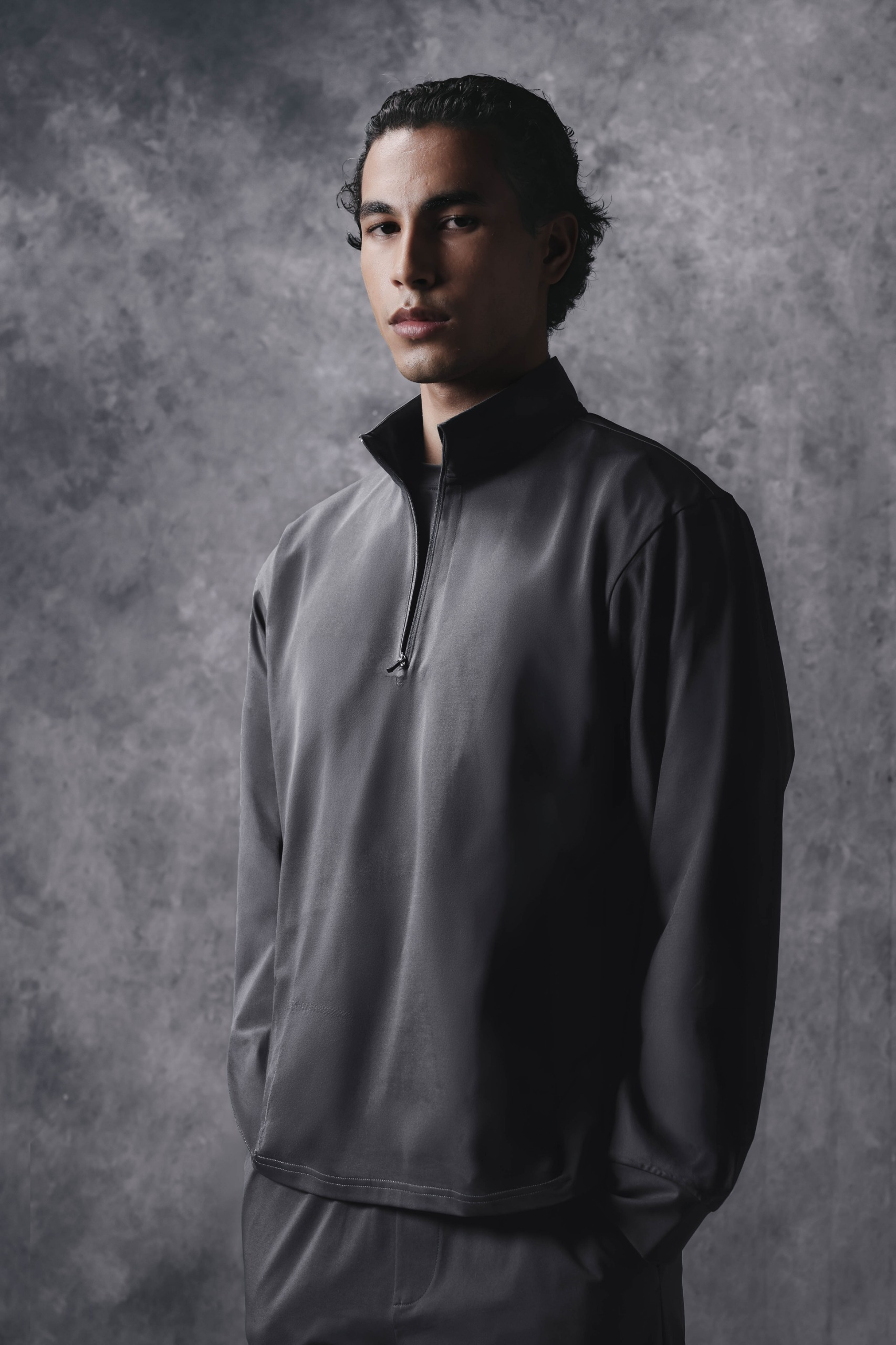Activemor Halfzip Tee Dark Grey