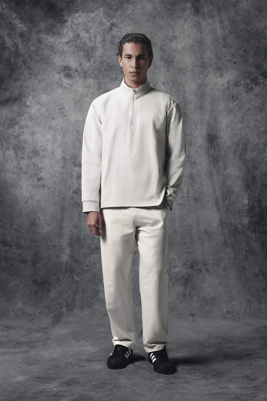 Activemor Halfzip Tee Cream