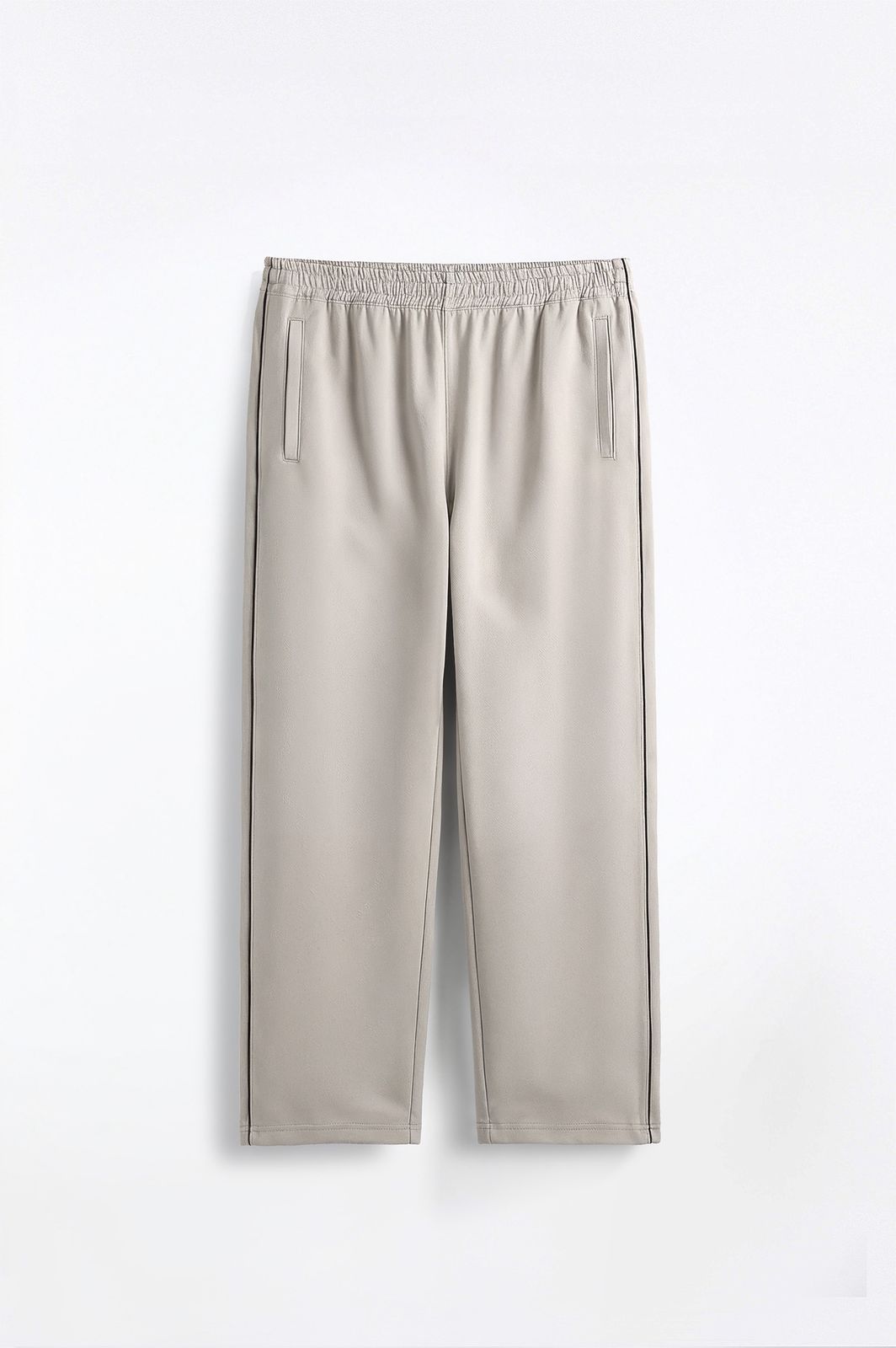 Activemor Stripe Pants Cream-Black