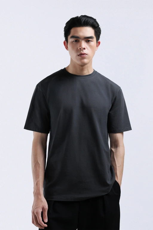 Basic Cooltys Slim Fit Dark Grey