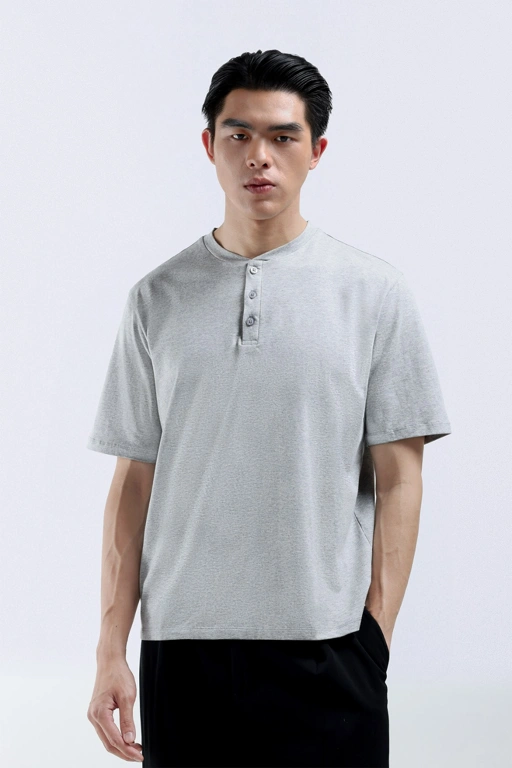 Image of Henley Cooltys Light Grey
