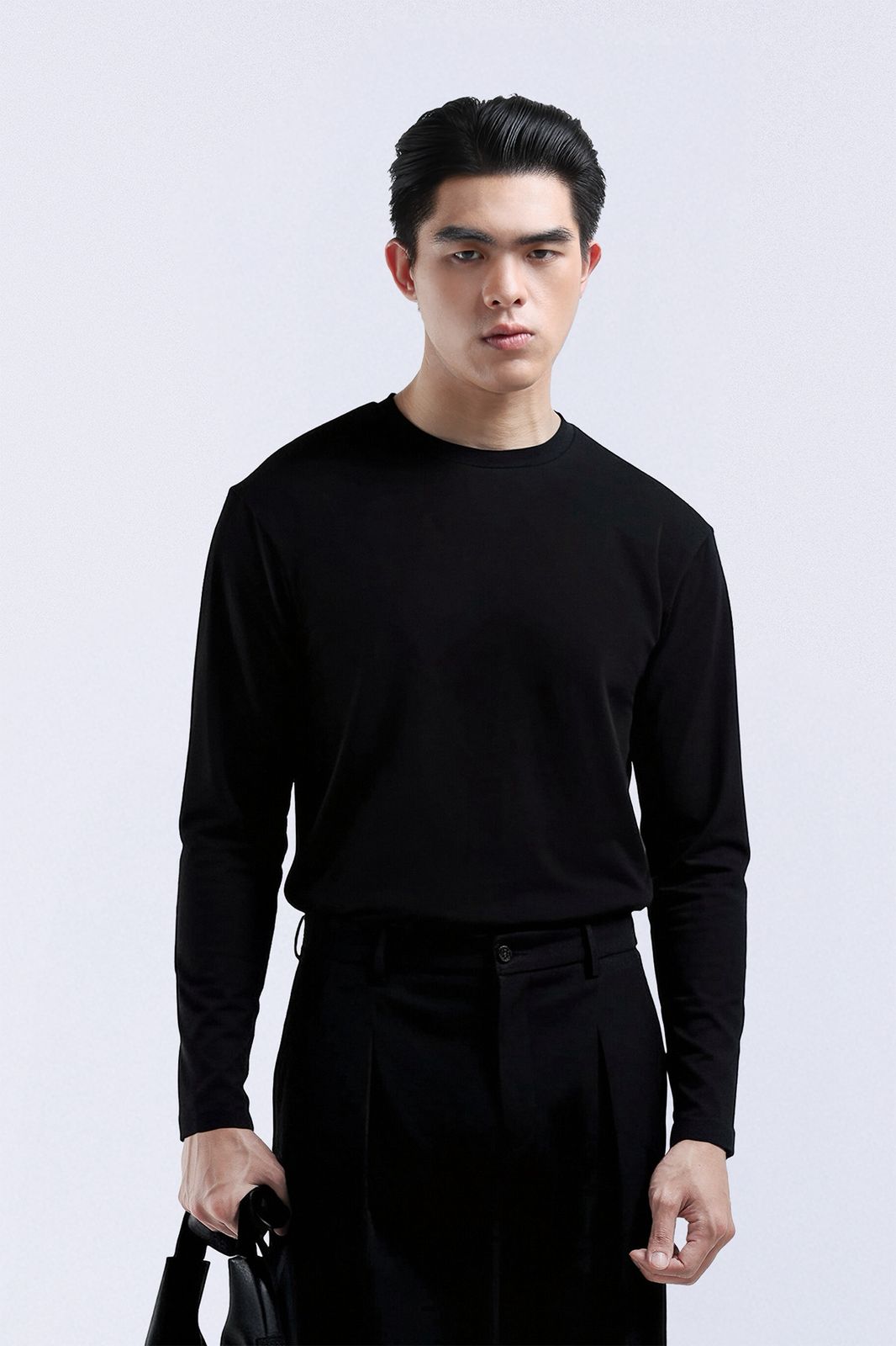 Cooltys Reguler Tees Long Sleeve Black