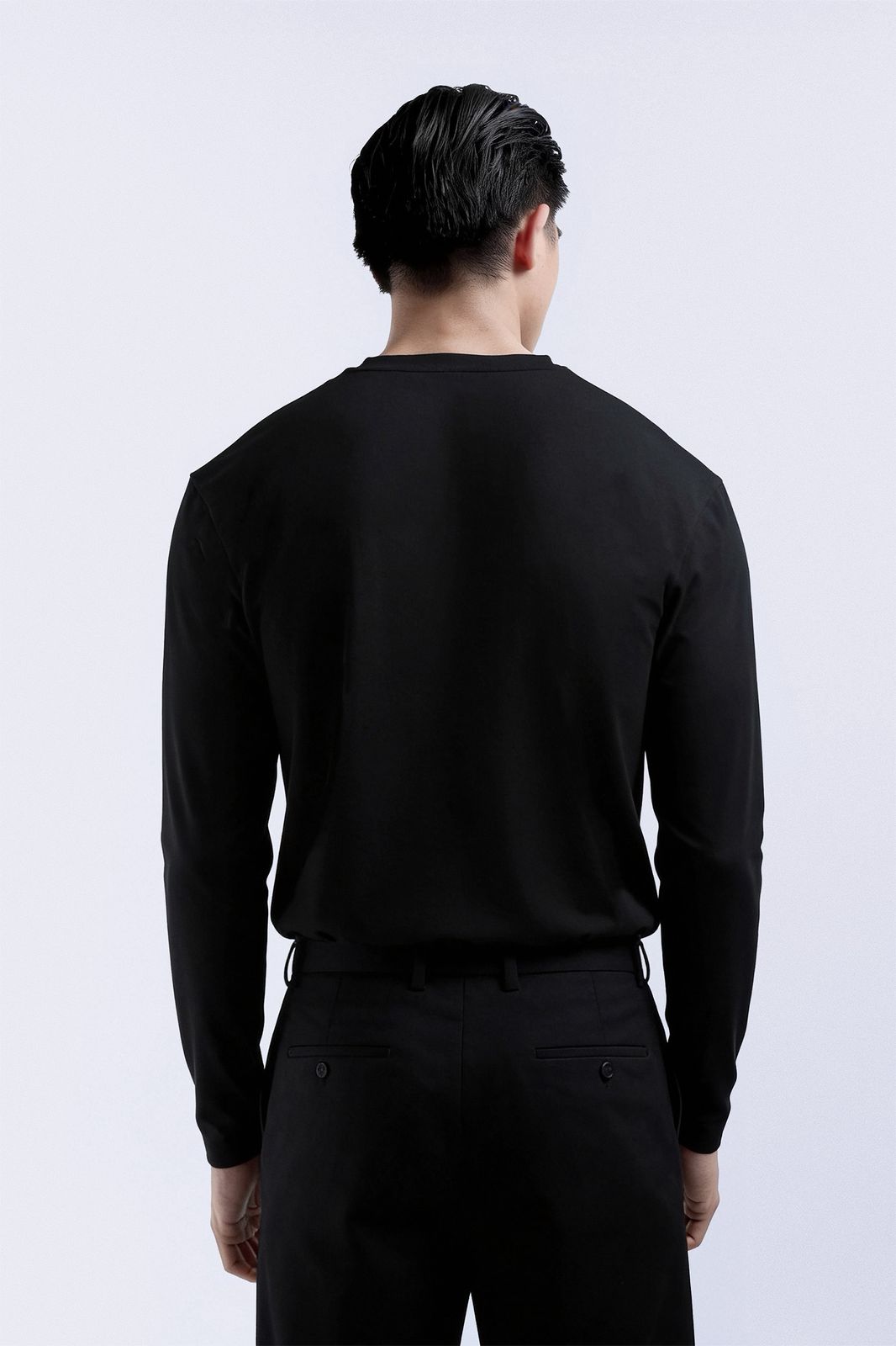 Cooltys Reguler Tees Long Sleeve Black