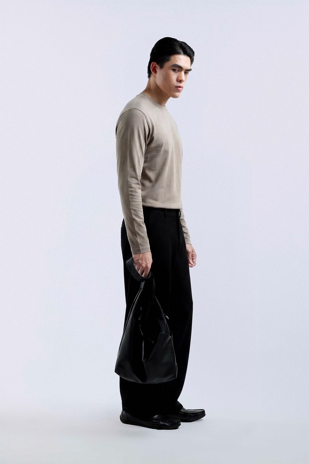 Cooltys Reguler Tees Long Sleeve Brown