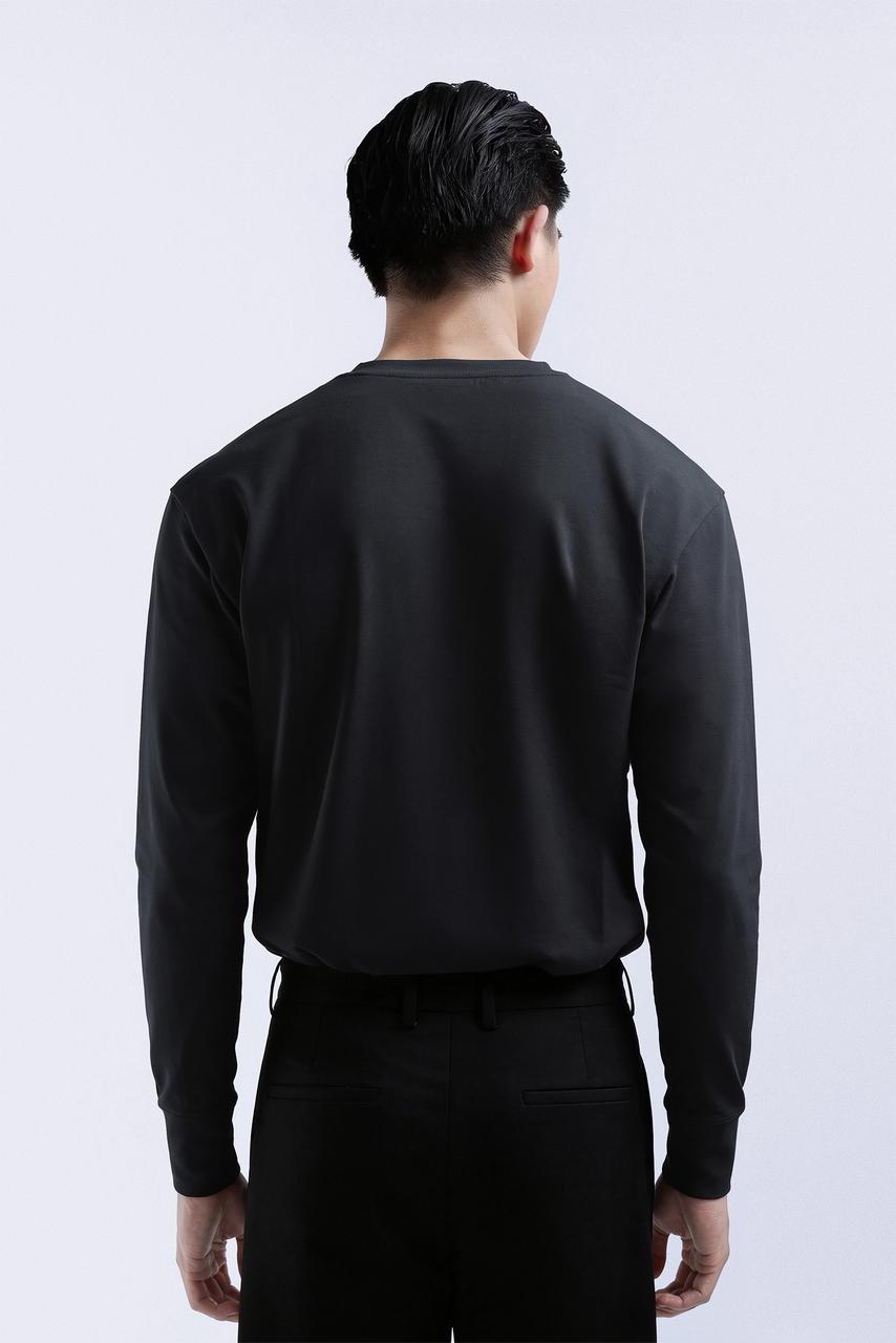 Cooltys Reguler Tees Long Sleeve Dark Grey