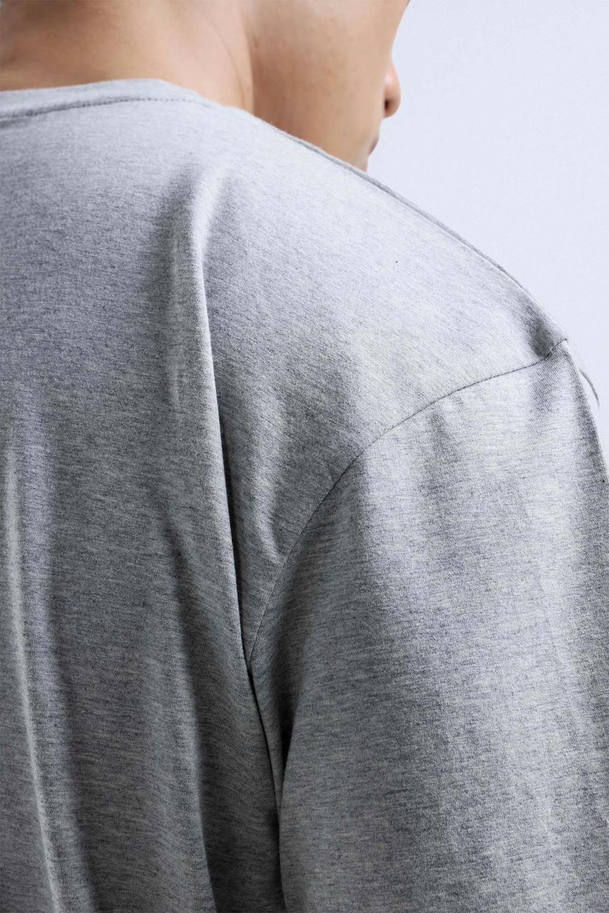 Cooltys Reguler Tees Long Sleeve Light Grey