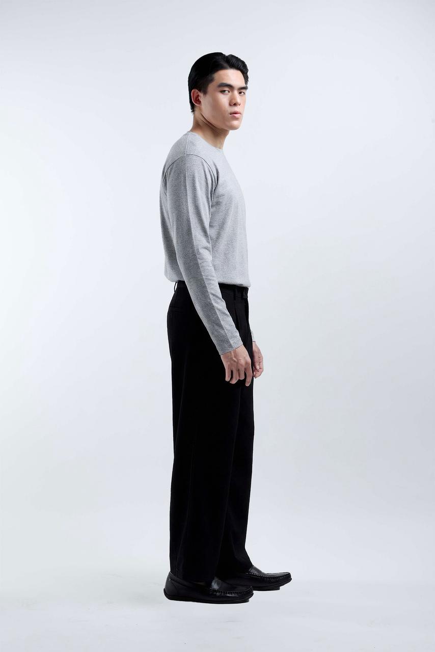 Cooltys Reguler Tees Long Sleeve Light Grey